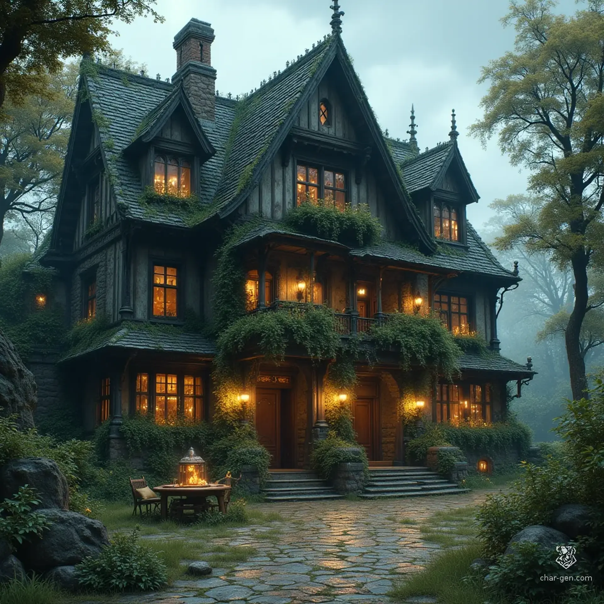 The Velvet Vale - AI-generated fantasy Tavern