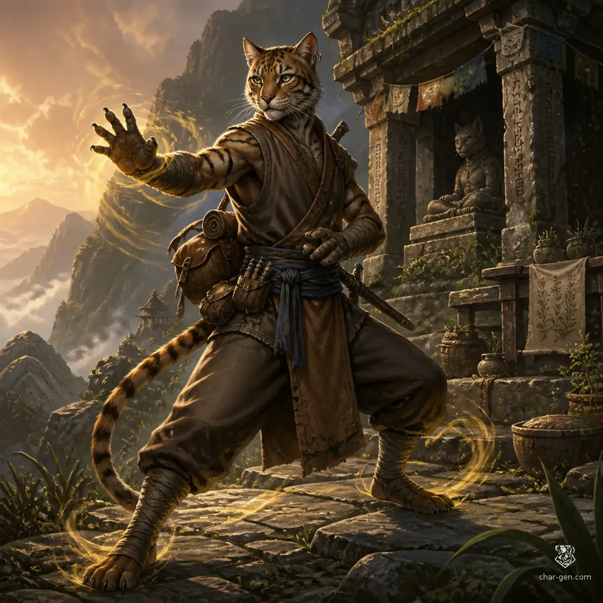 Miran - AI-generated fantasy Character