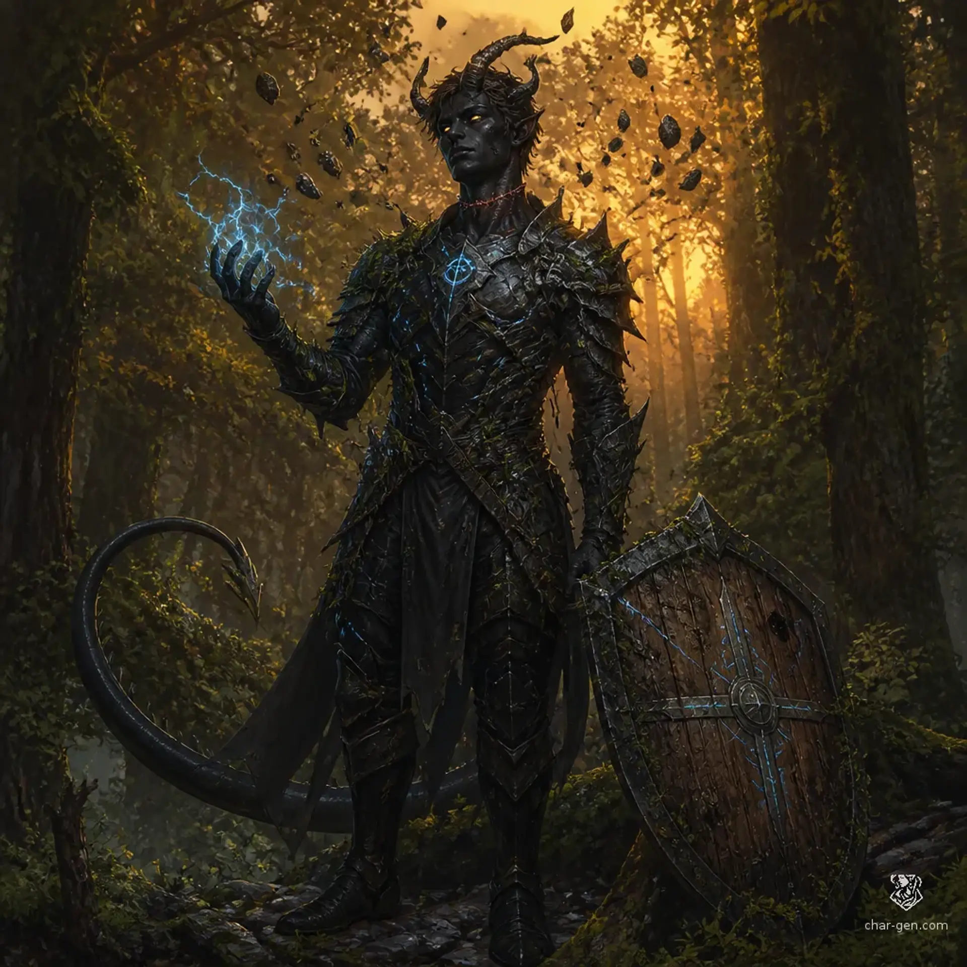 Nox - AI-generated fantasy Character