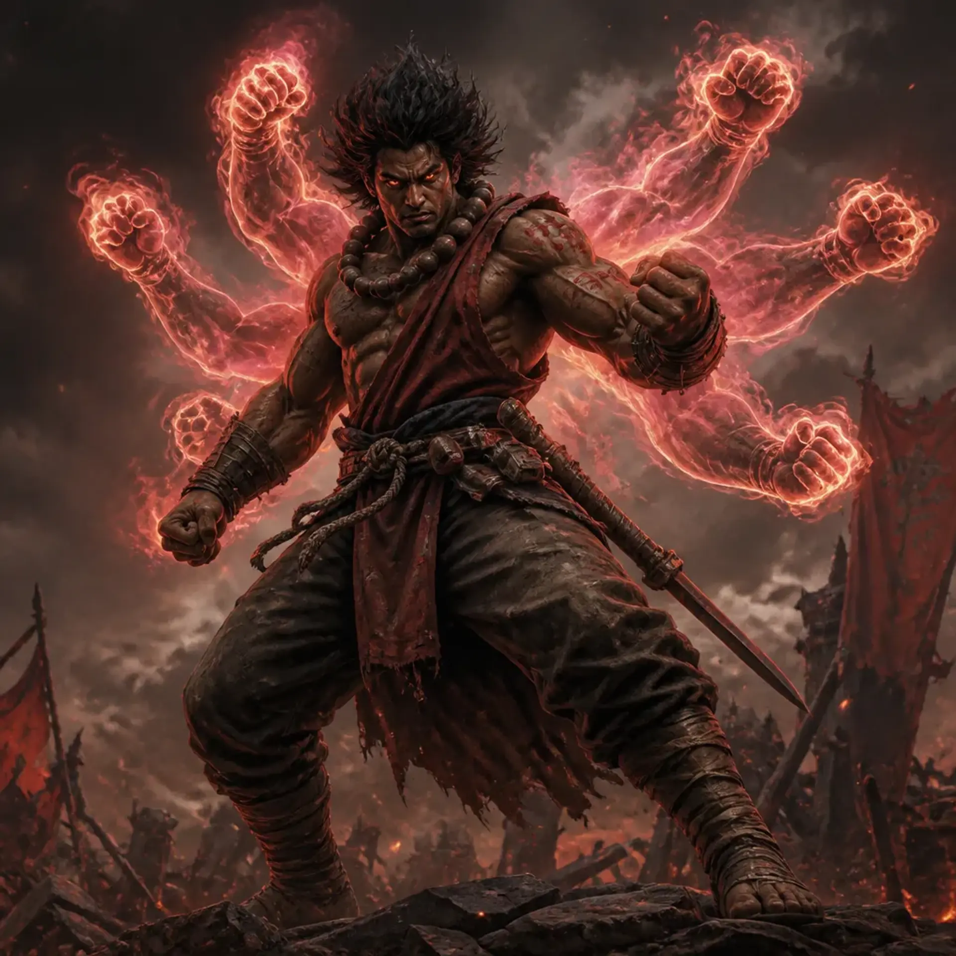 Asura - AI-generated fantasy Character