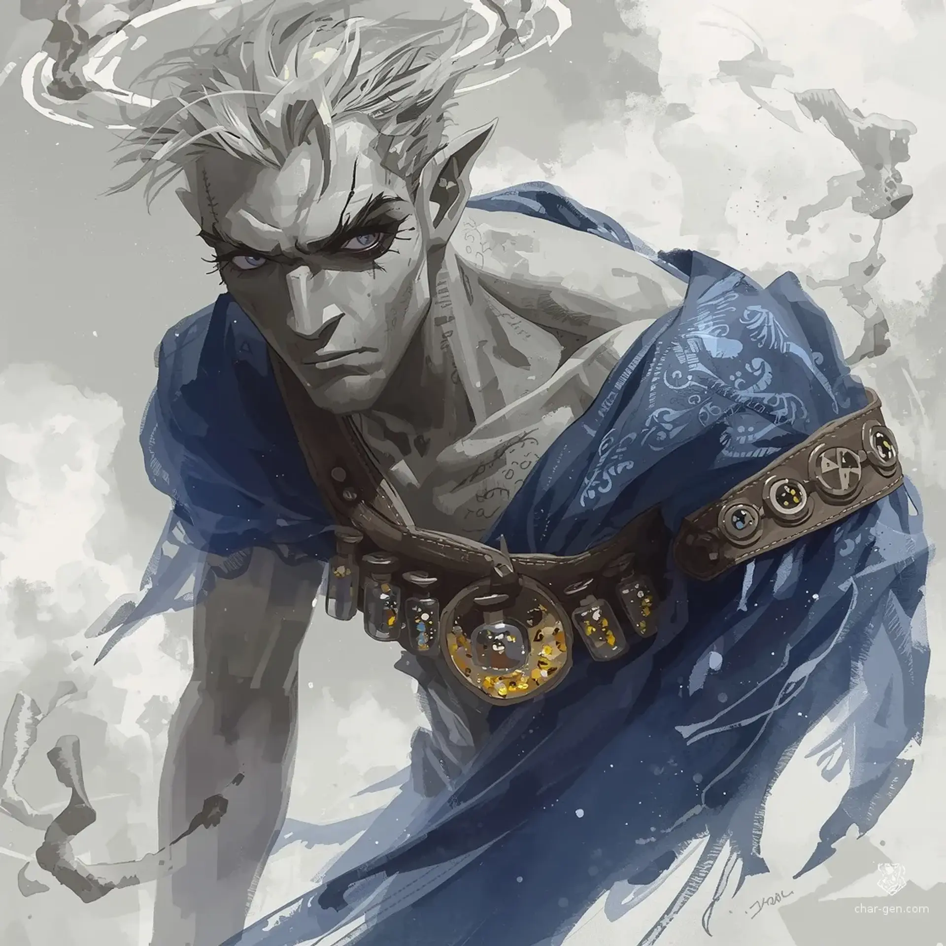 Vayun Path-Seeder - AI-generated fantasy NPC