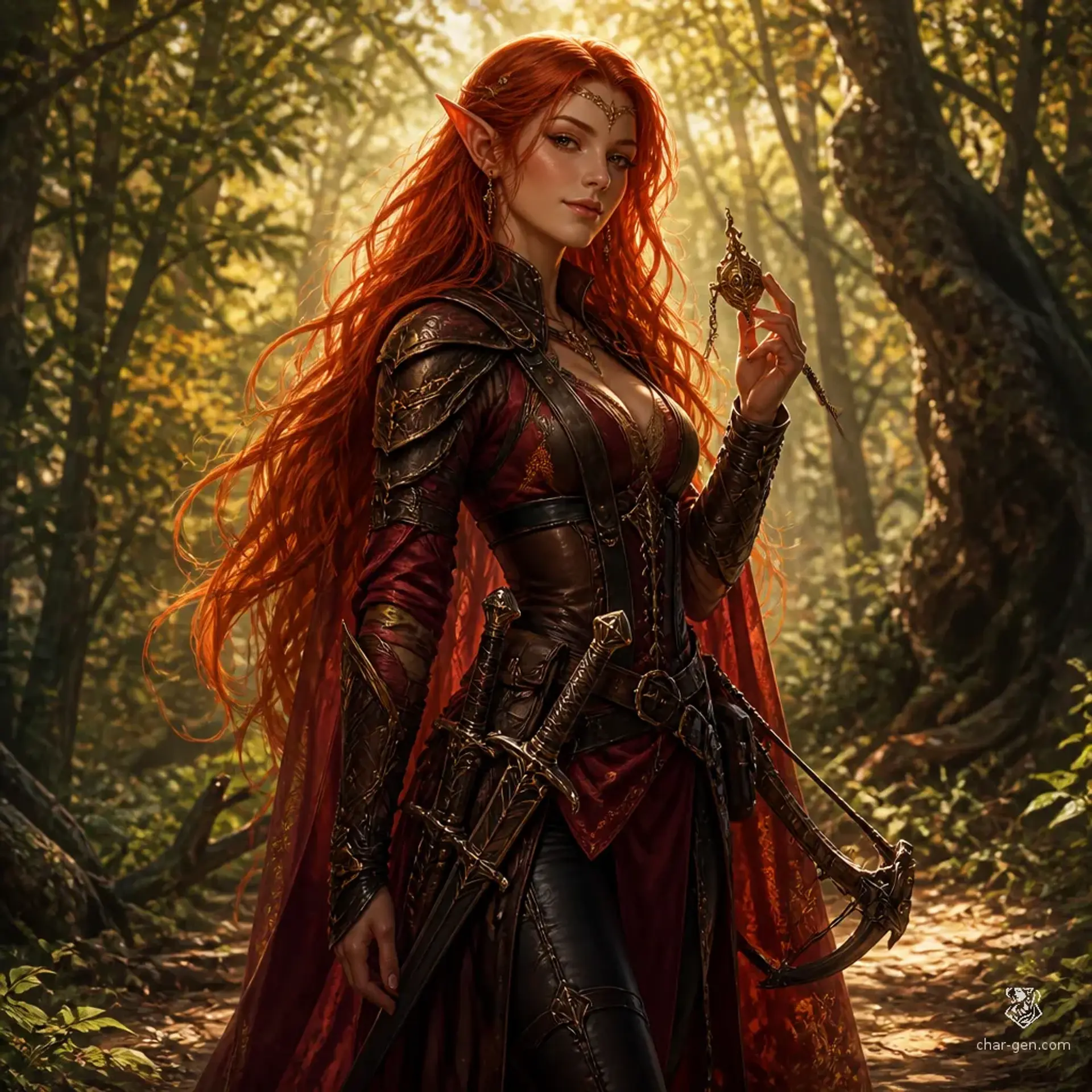 Emberlynn Highbranch - AI-generated fantasy Character