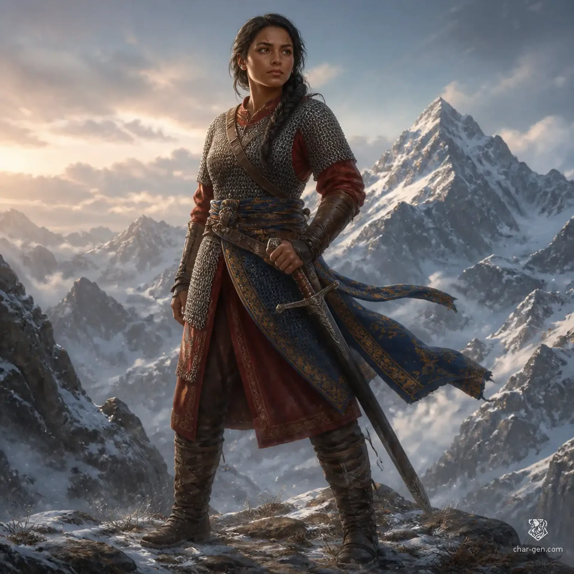 Suyana Aiko - AI-generated fantasy Character