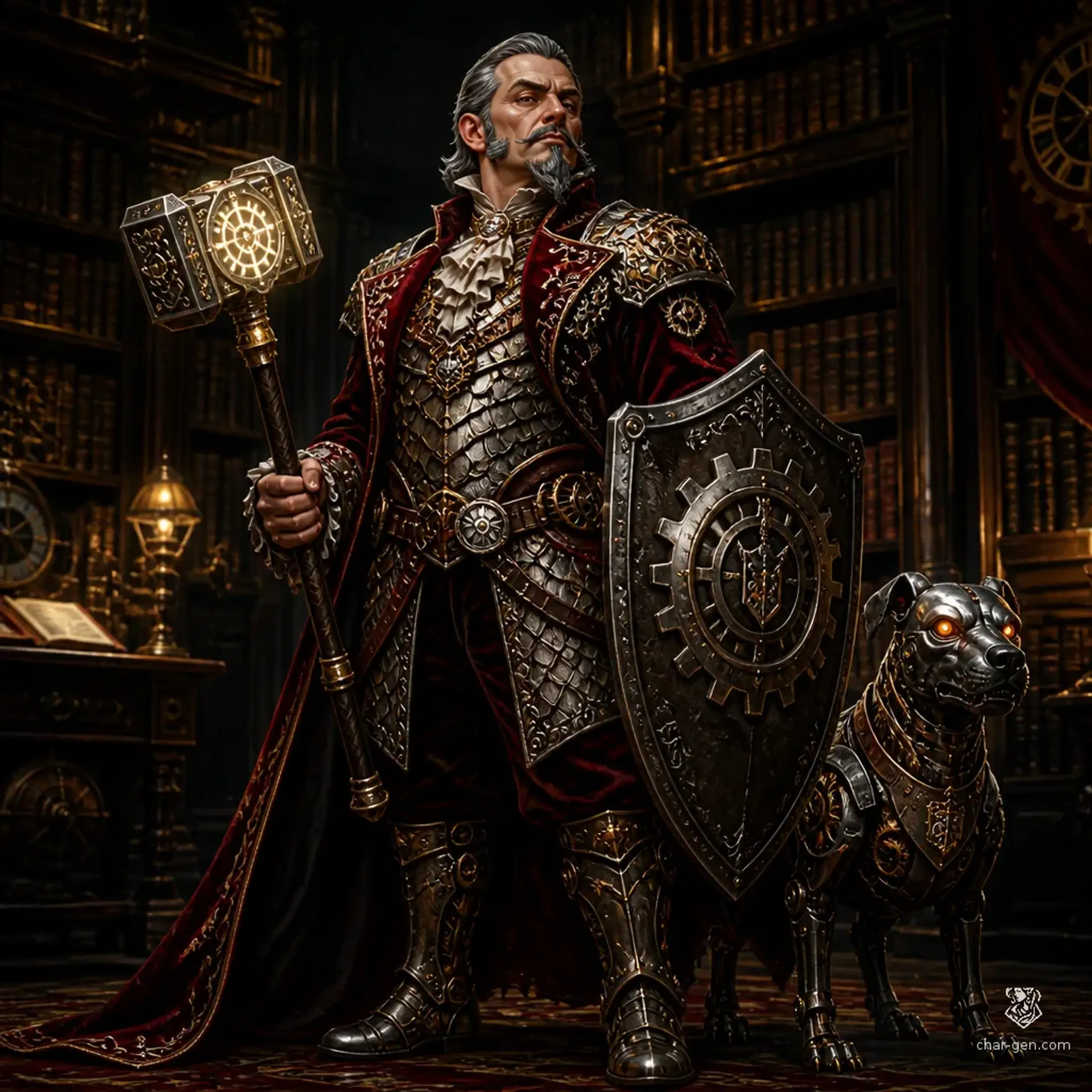 Wilfried Schlaufuß - AI-generated fantasy Character