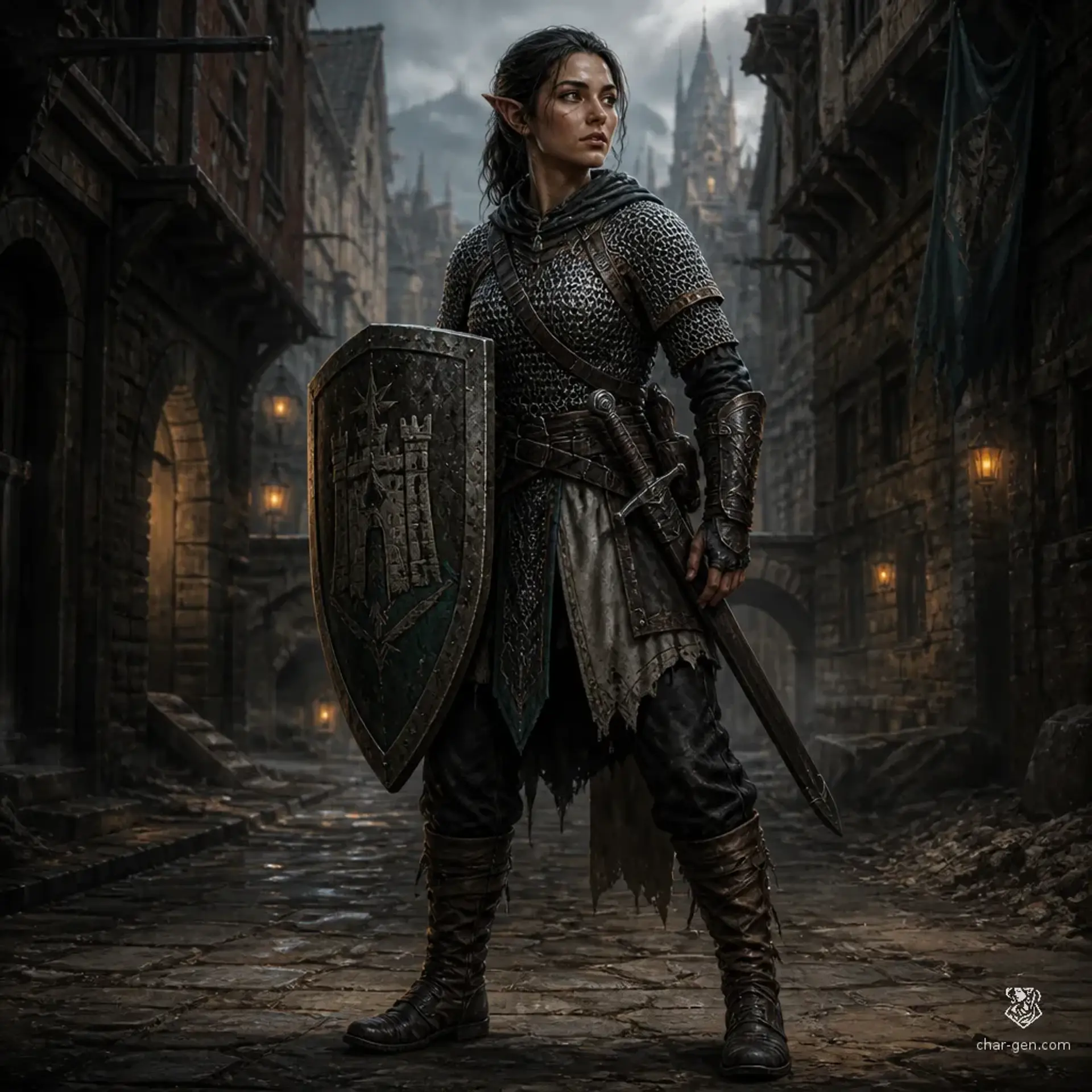 Liora Vell - AI-generated fantasy Character