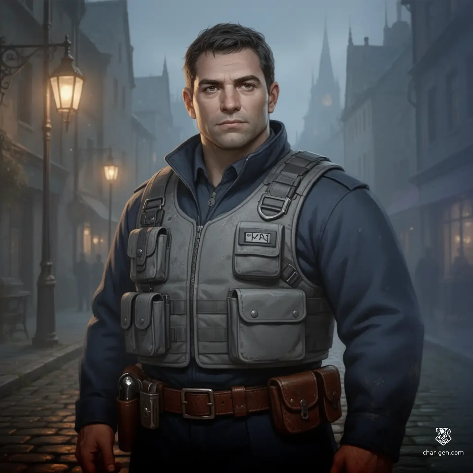 Elias Brenn - AI-generated fantasy NPC