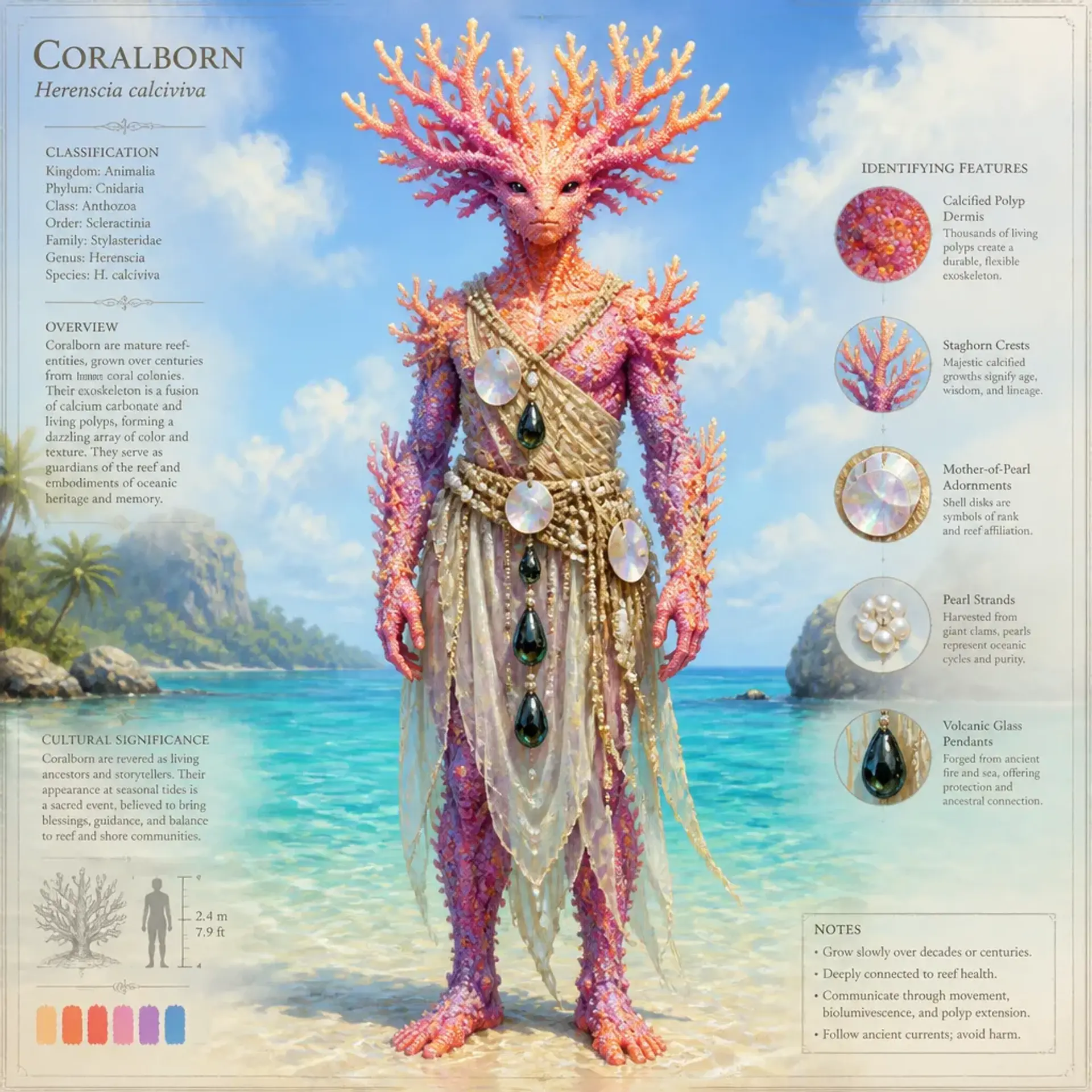 Koraliden - AI-generated fantasy Species
