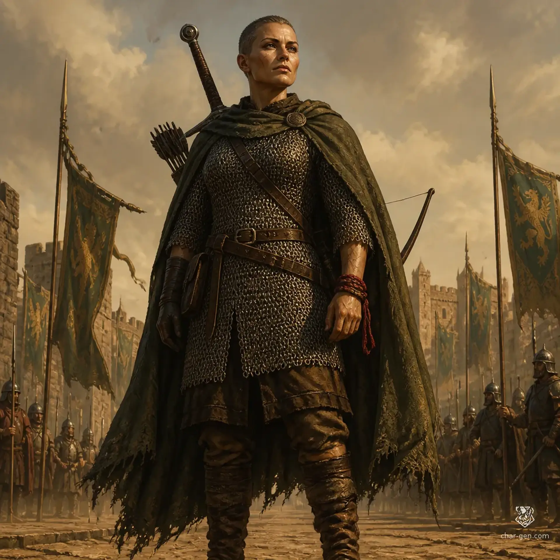 Serah Vale - AI-generated fantasy Character