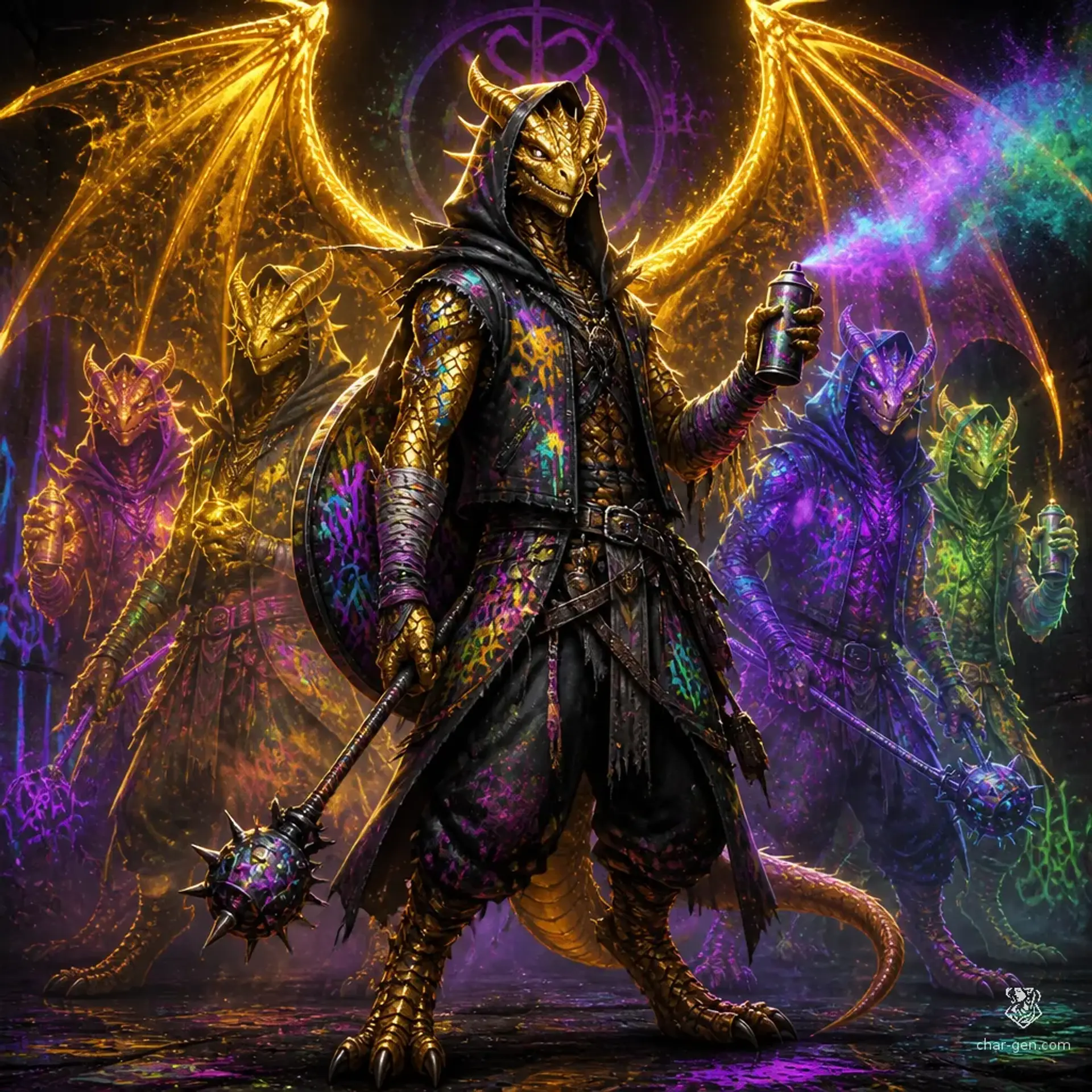 Alex The arcane - AI-generated fantasy Character