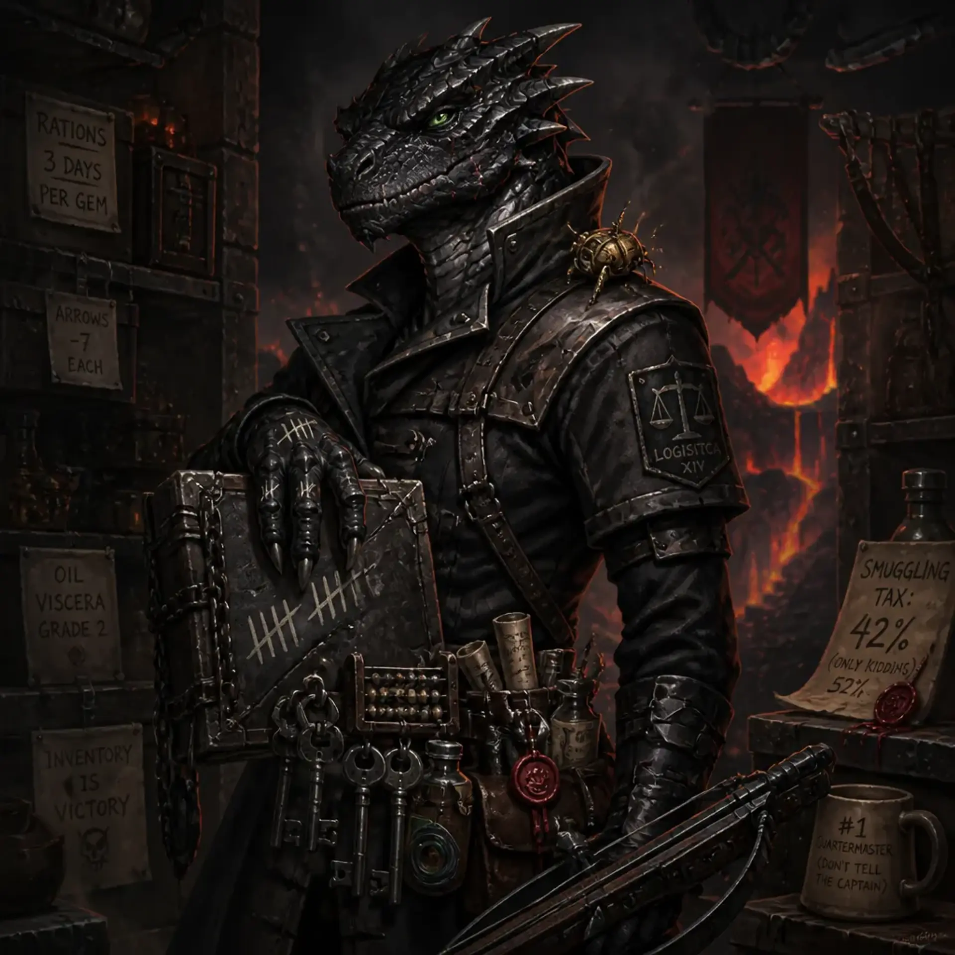 Quartermaster Thaxen Onyx-Scale