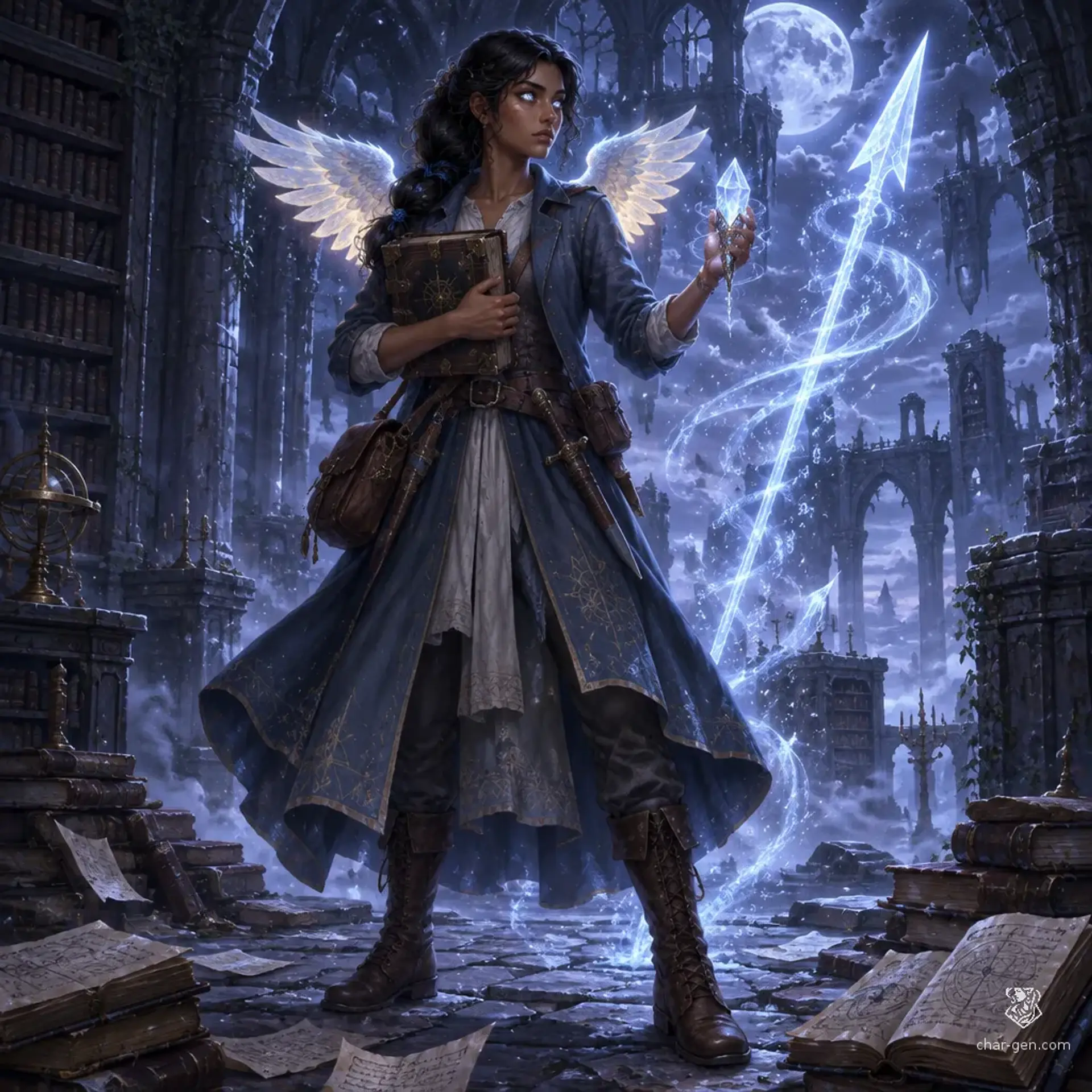 Harmony Bastion - AI-generated fantasy Character
