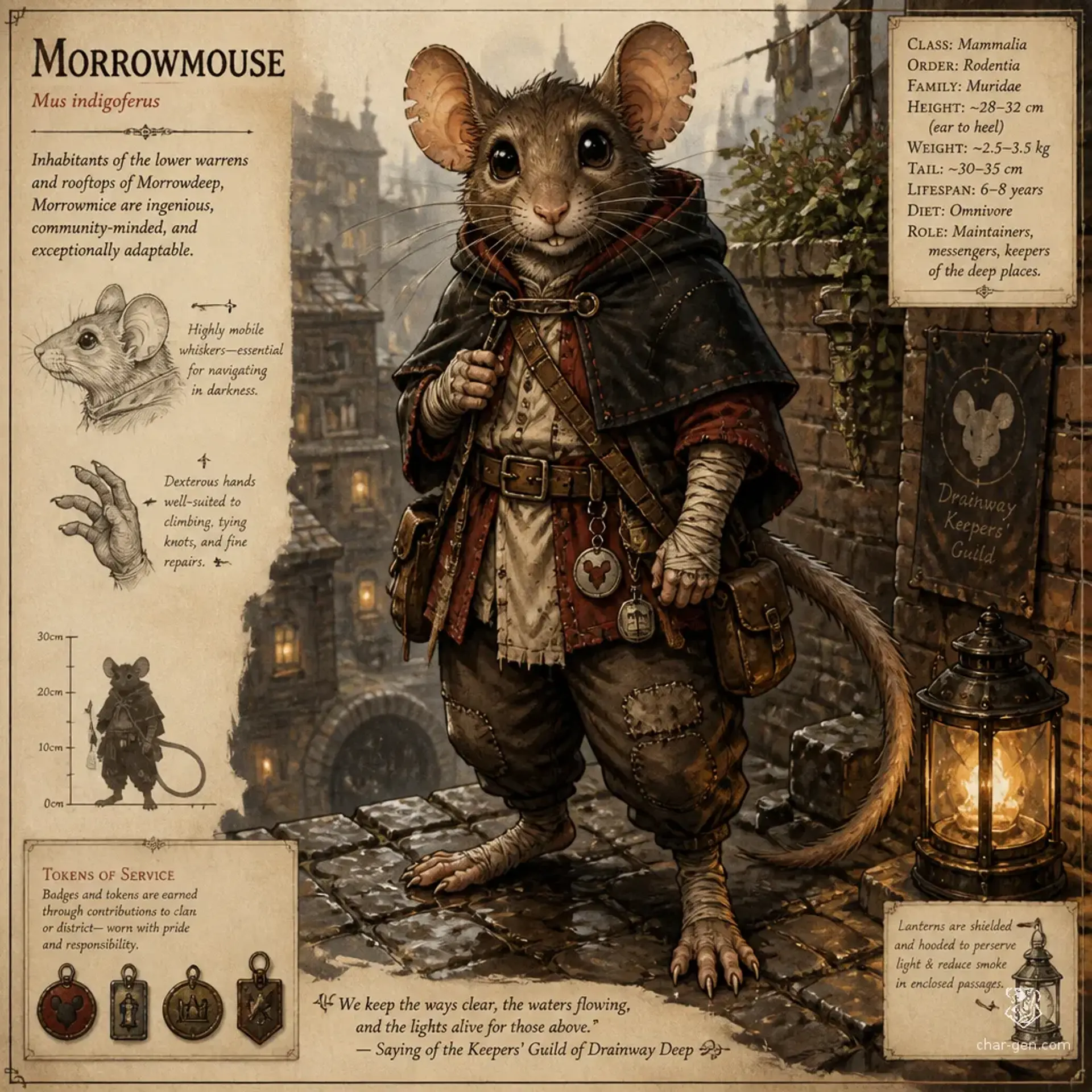 Morrowmice - AI-generated fantasy Species