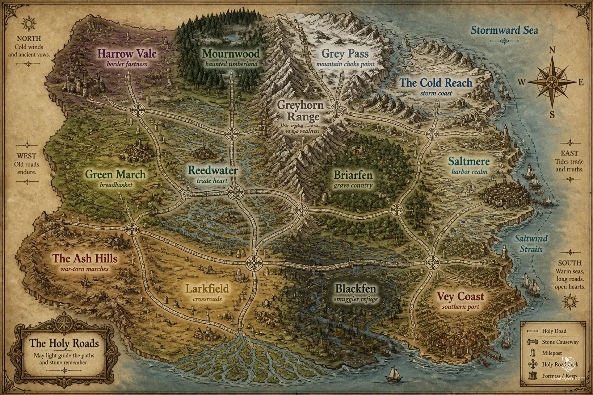 Brindle - AI-generated fantasy World