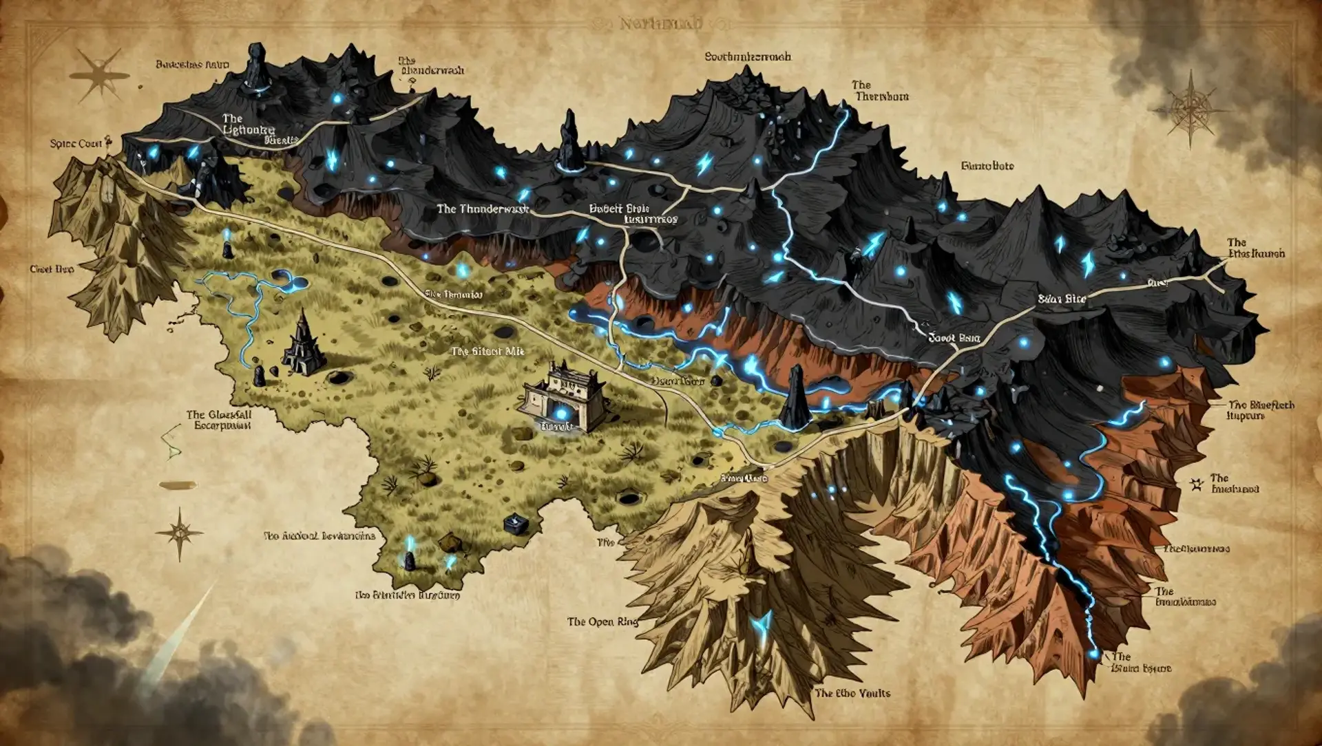 House Ayrthiarch: The Glass-Spire Badlands