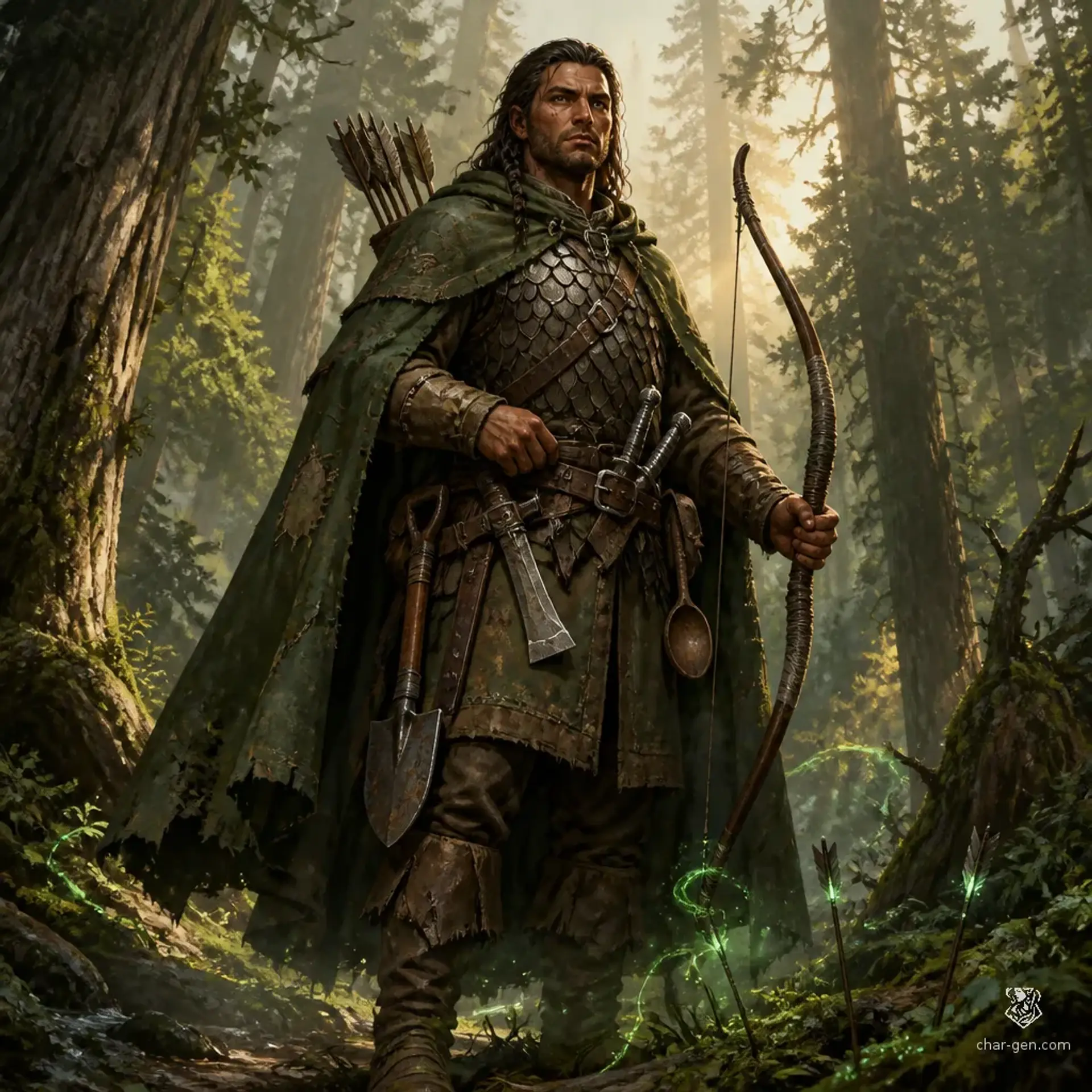 Aaro Vaskela - AI-generated fantasy Character
