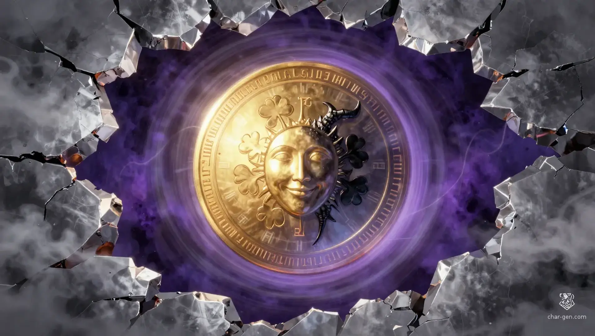 The Silver Scale of Misfortune - AI-generated fantasy Hazard