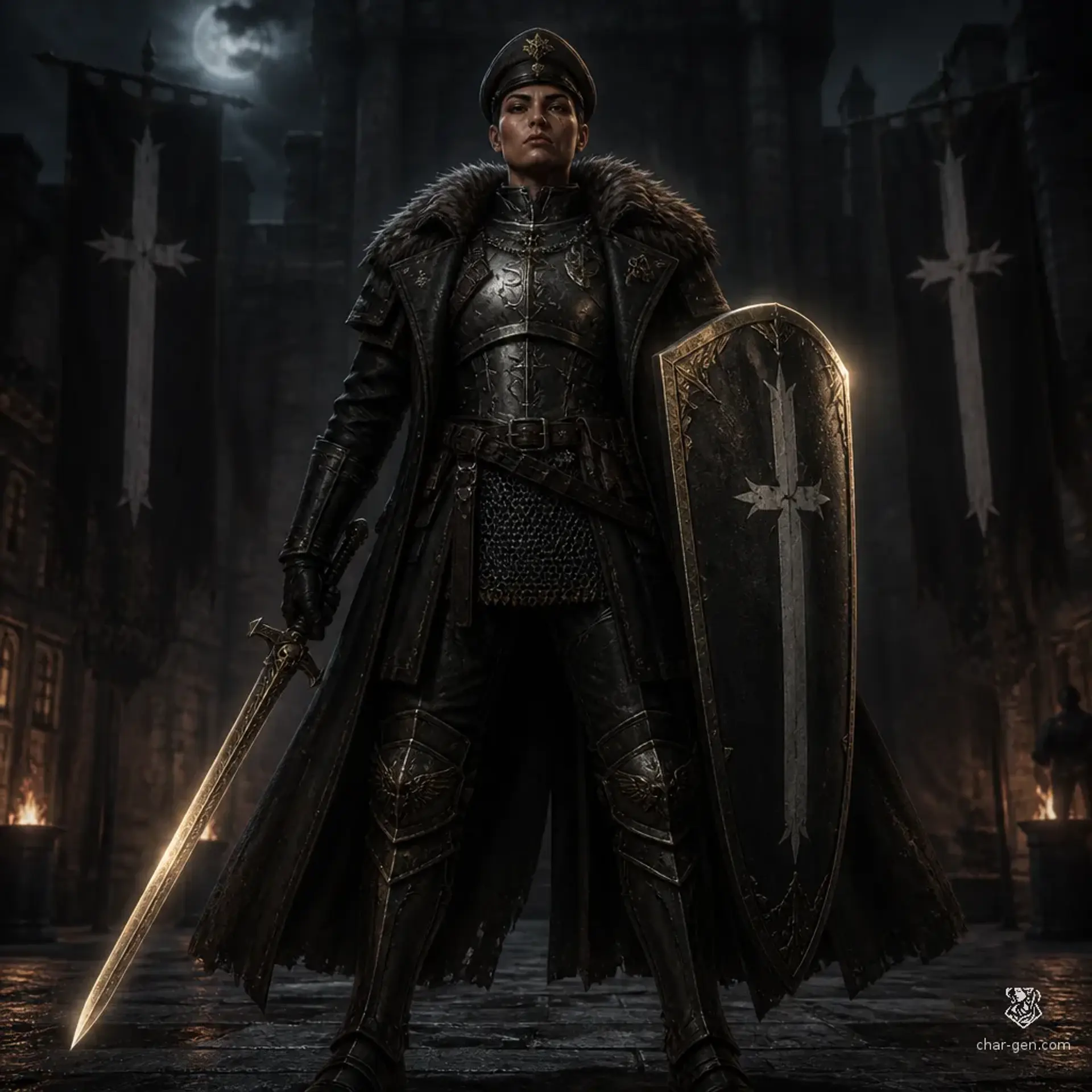Entranzia Graves - AI-generated fantasy Character
