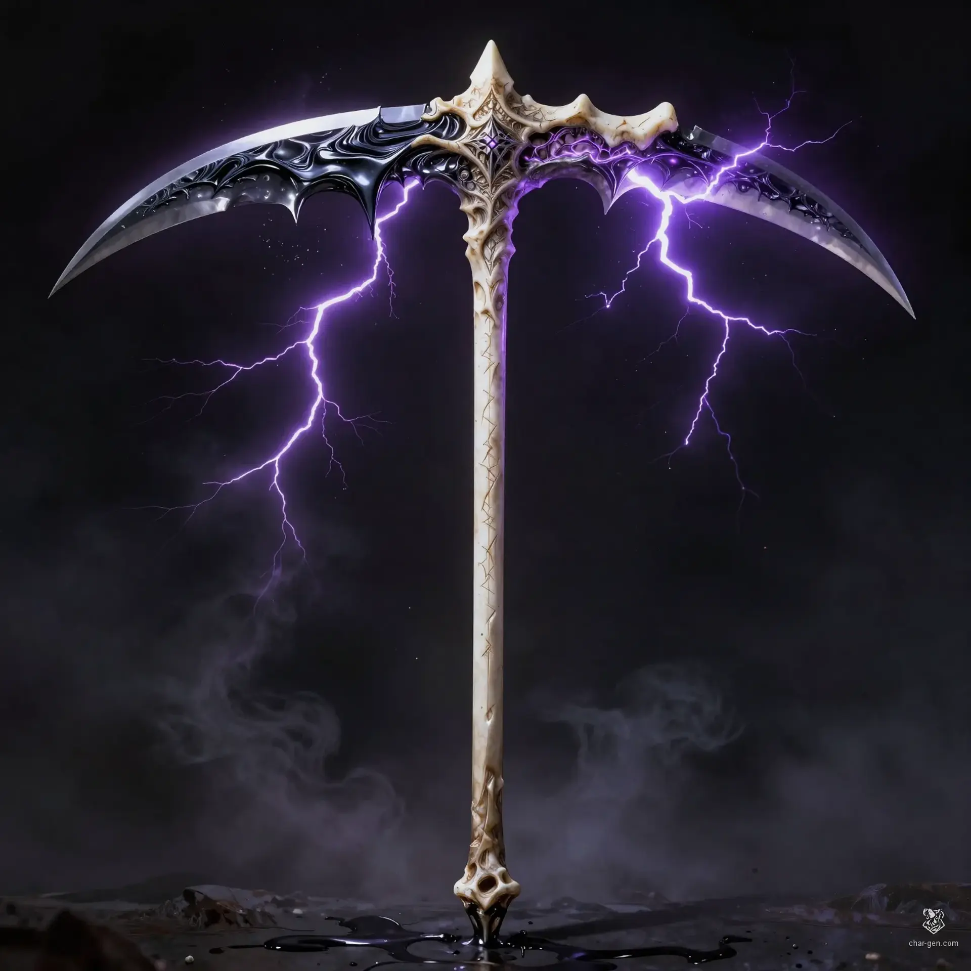 The Ravening Talon of Korth-Morar - AI-generated fantasy Magic Item