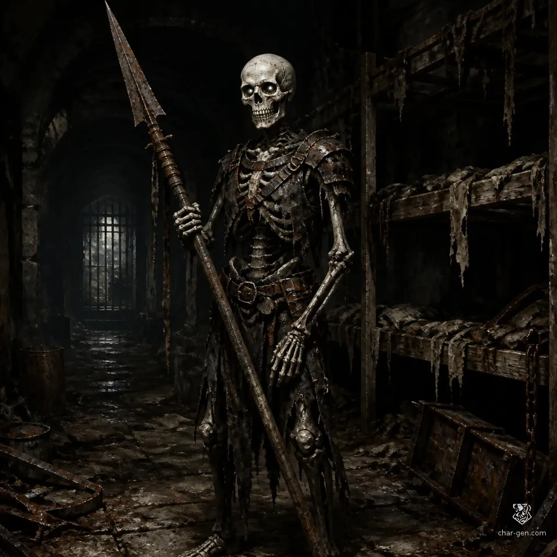 Ashen Vault Skeletal Guard