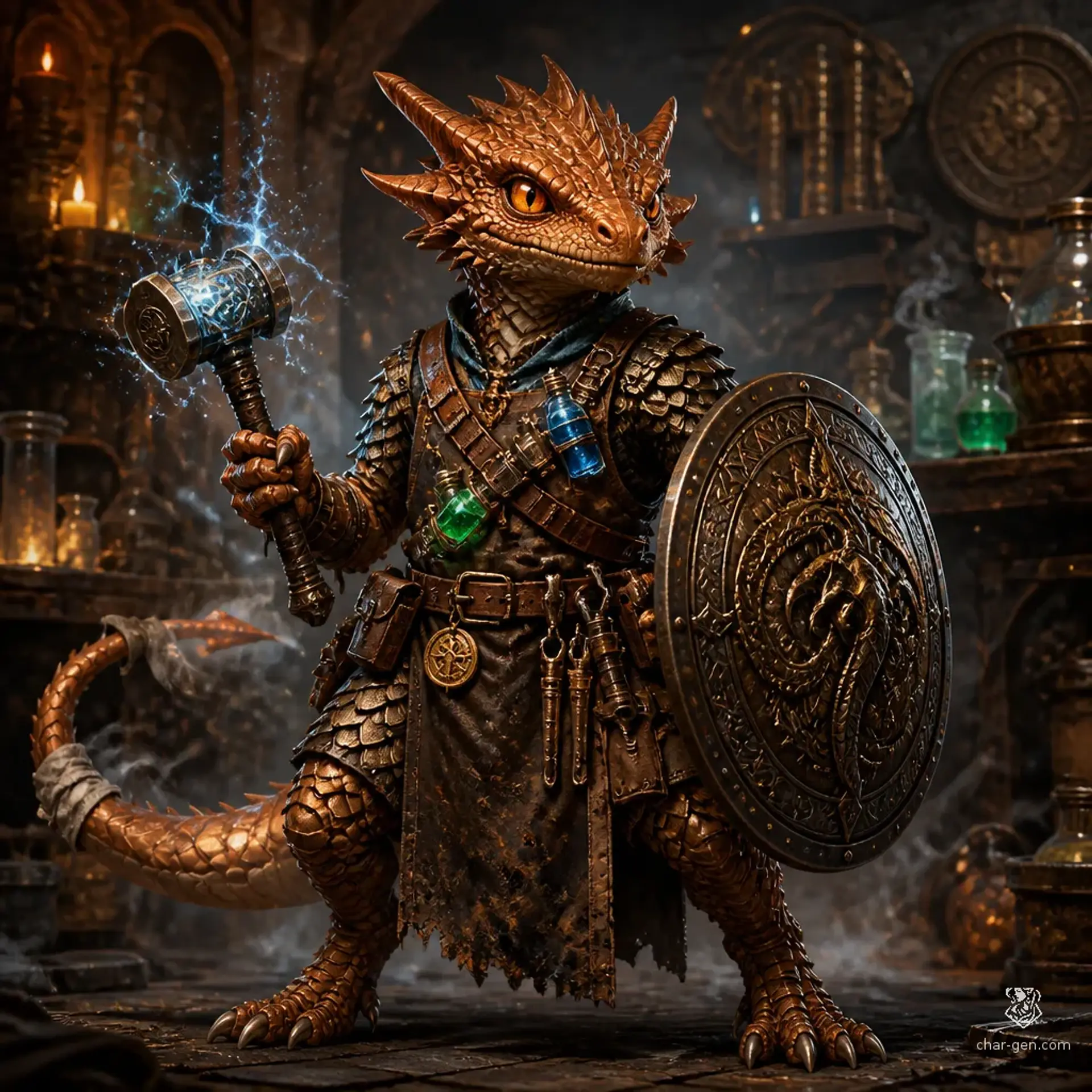 Nix Embercoil - AI-generated fantasy Character