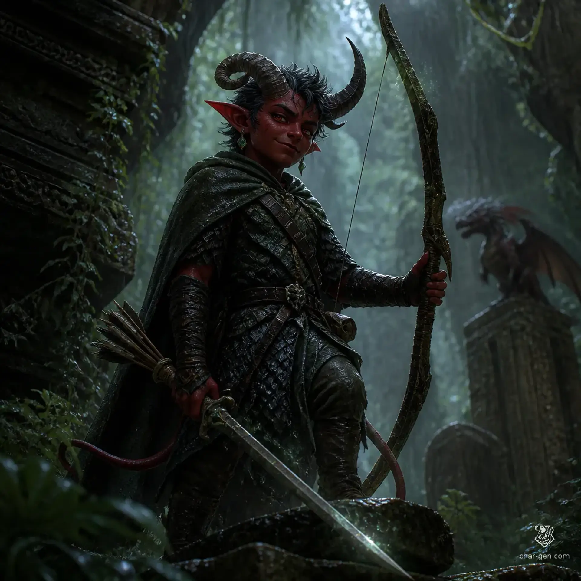 Noen - AI-generated fantasy Character