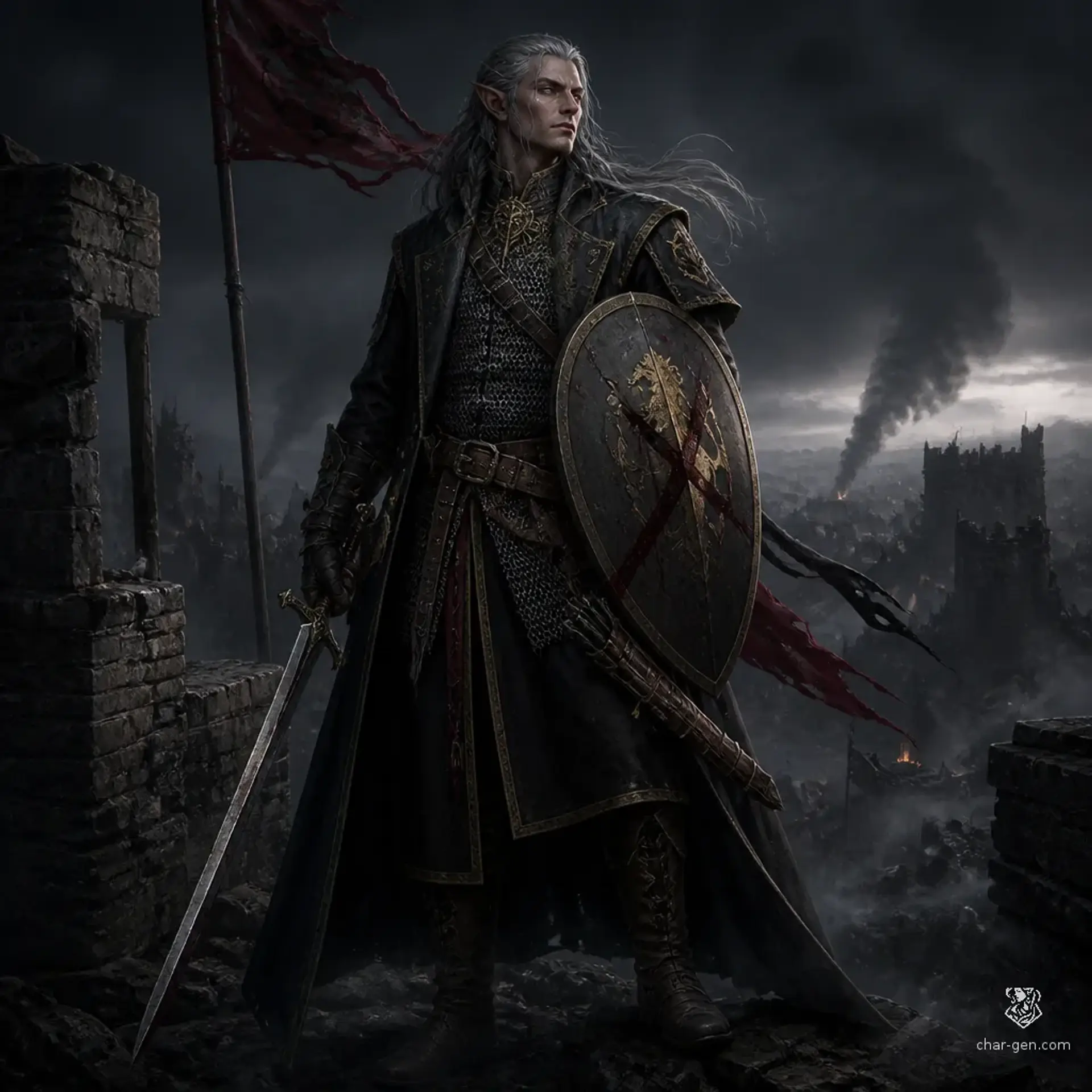 Elrond - AI-generated fantasy Character