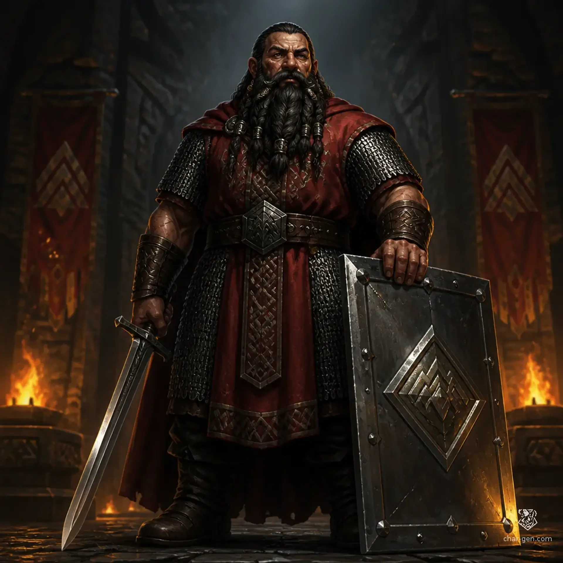 Brannor Ironvein - AI-generated fantasy Character
