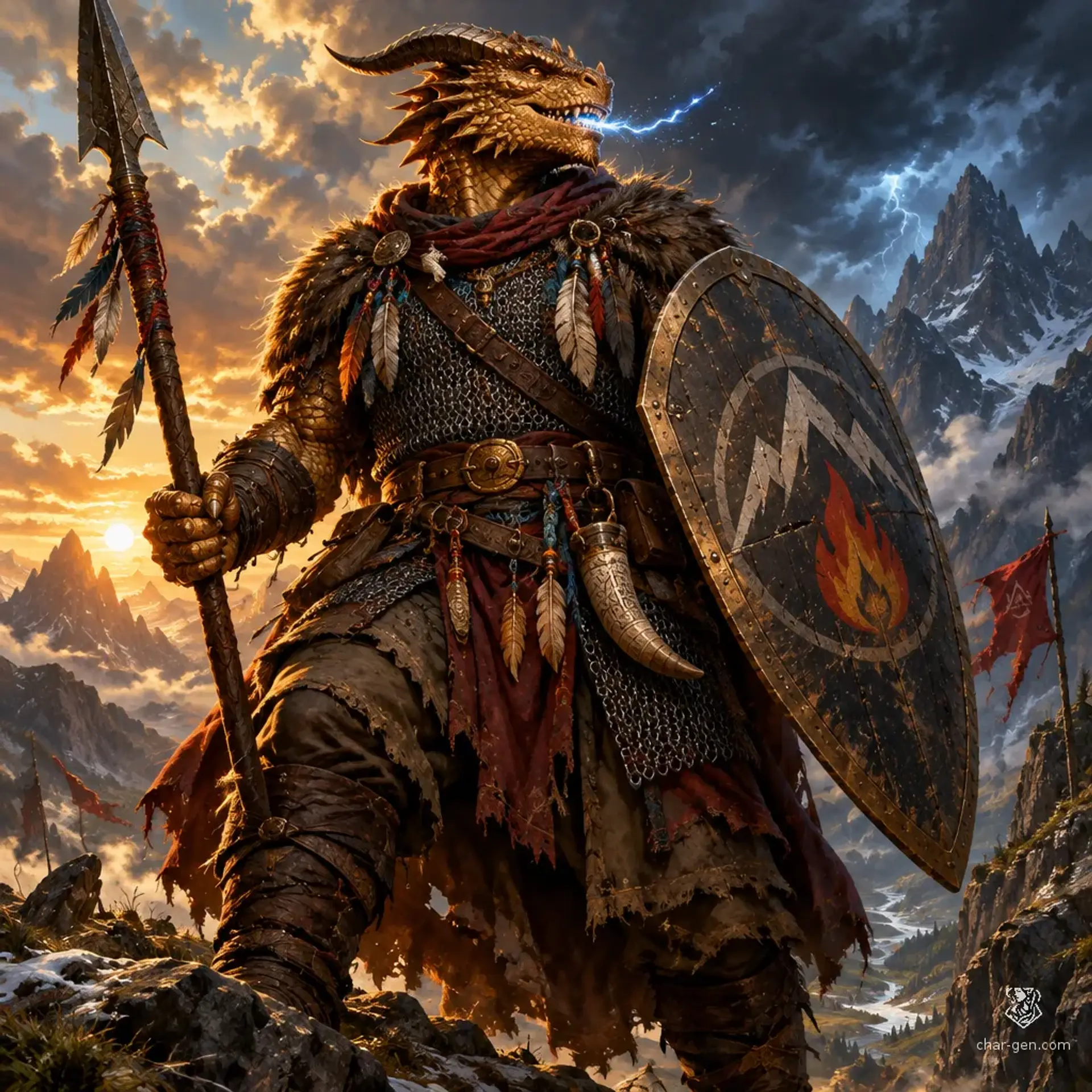 Zaganoth - AI-generated fantasy Character