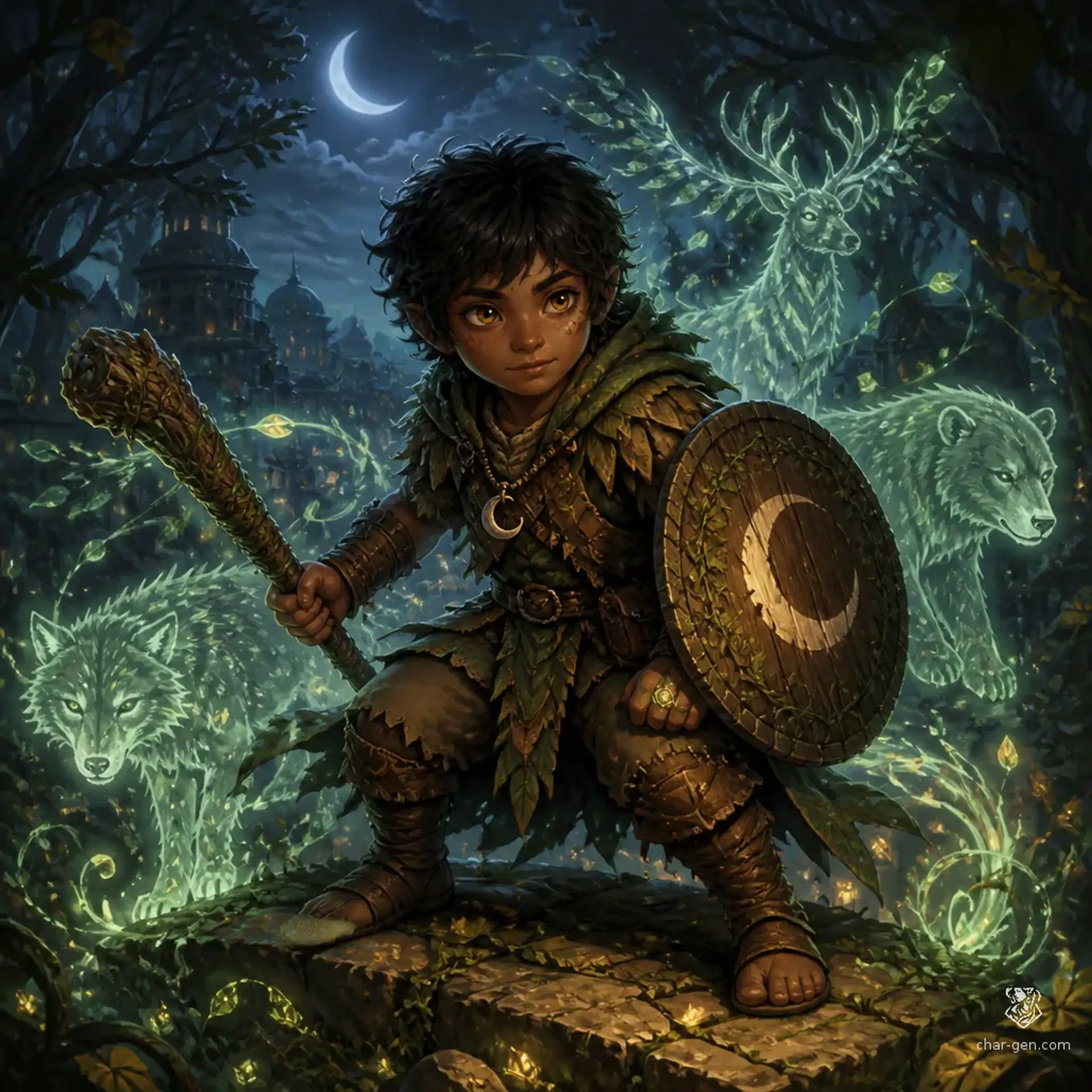 Riola Fiala - AI-generated fantasy Character
