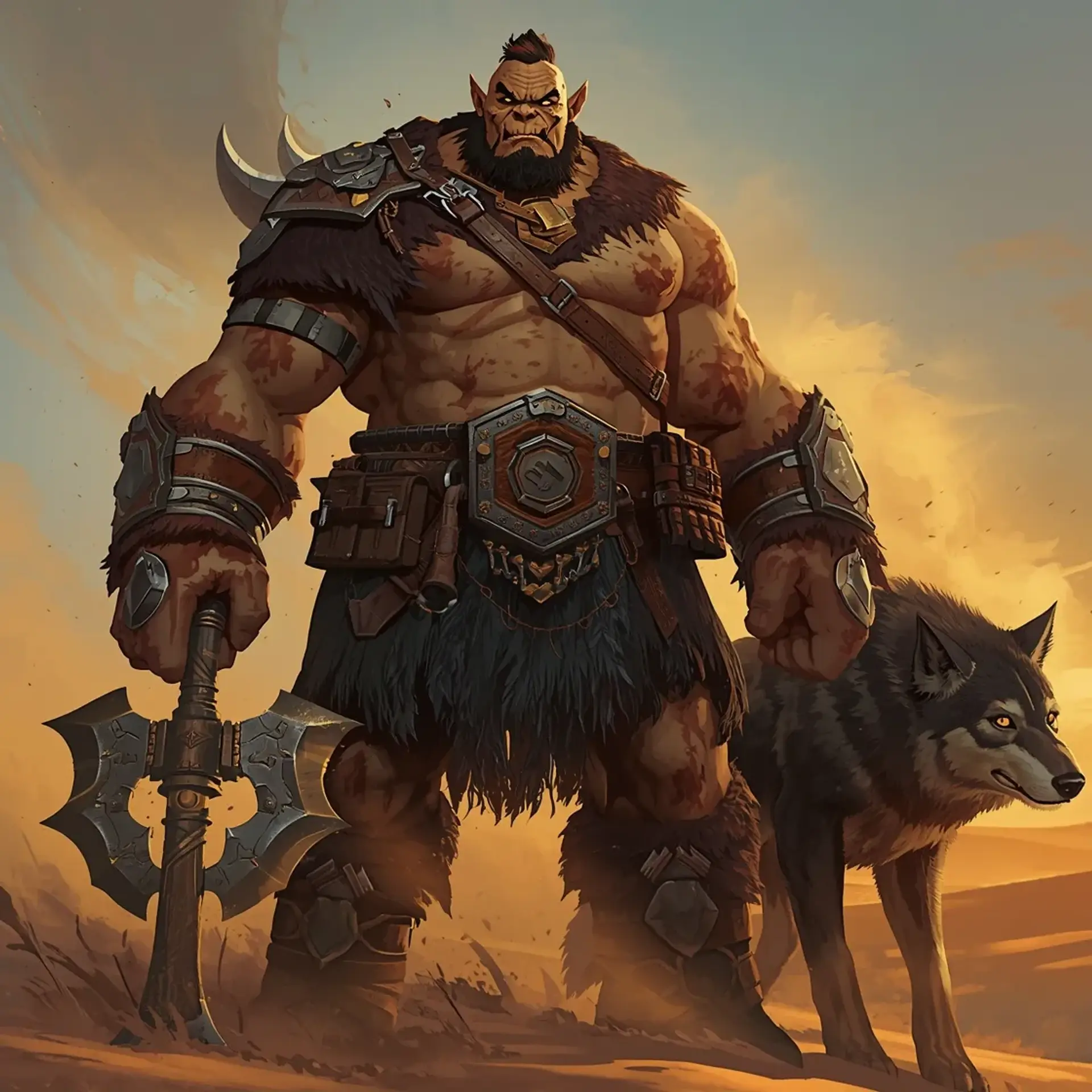 Urazak - AI-generated fantasy Character