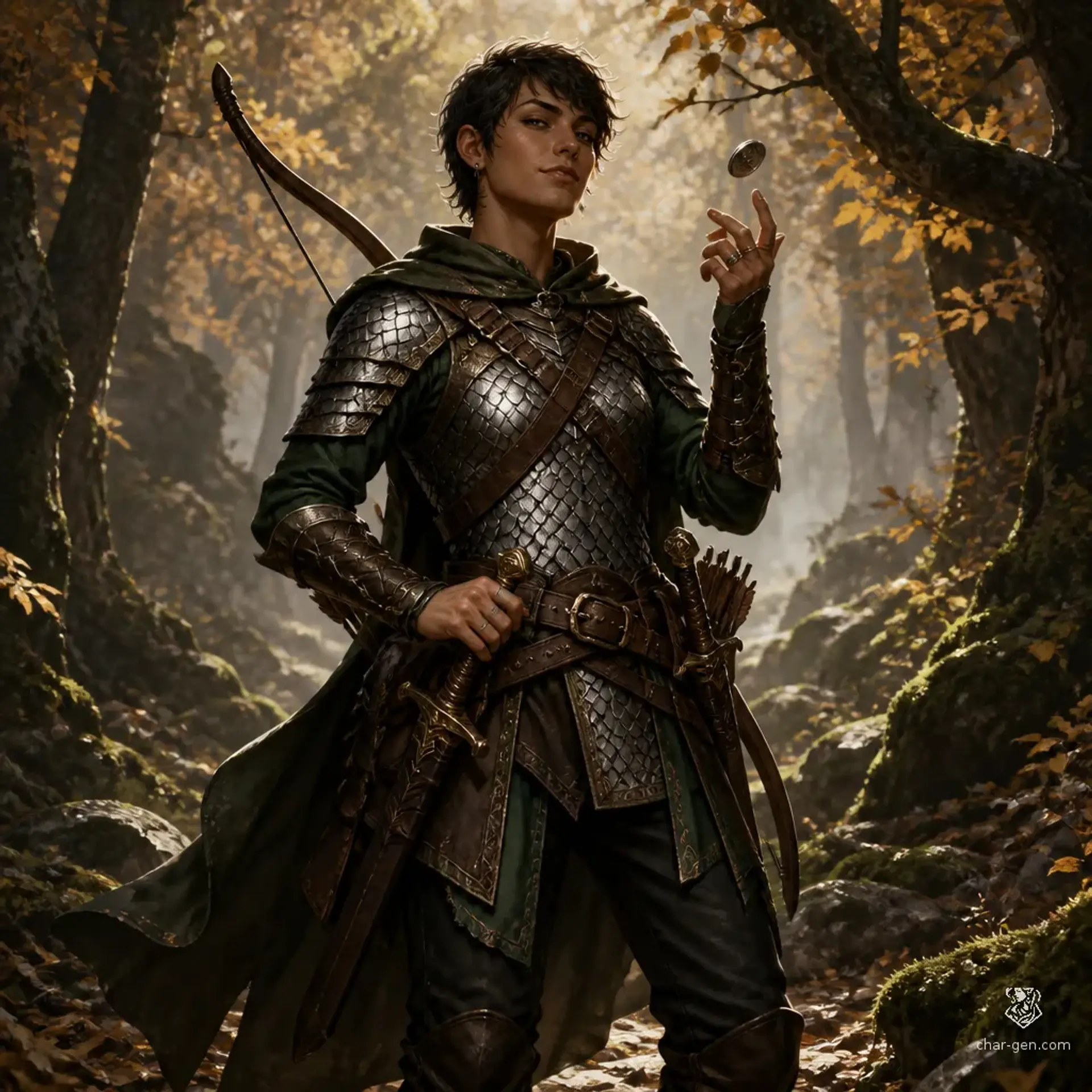 C - AI-generated fantasy Character