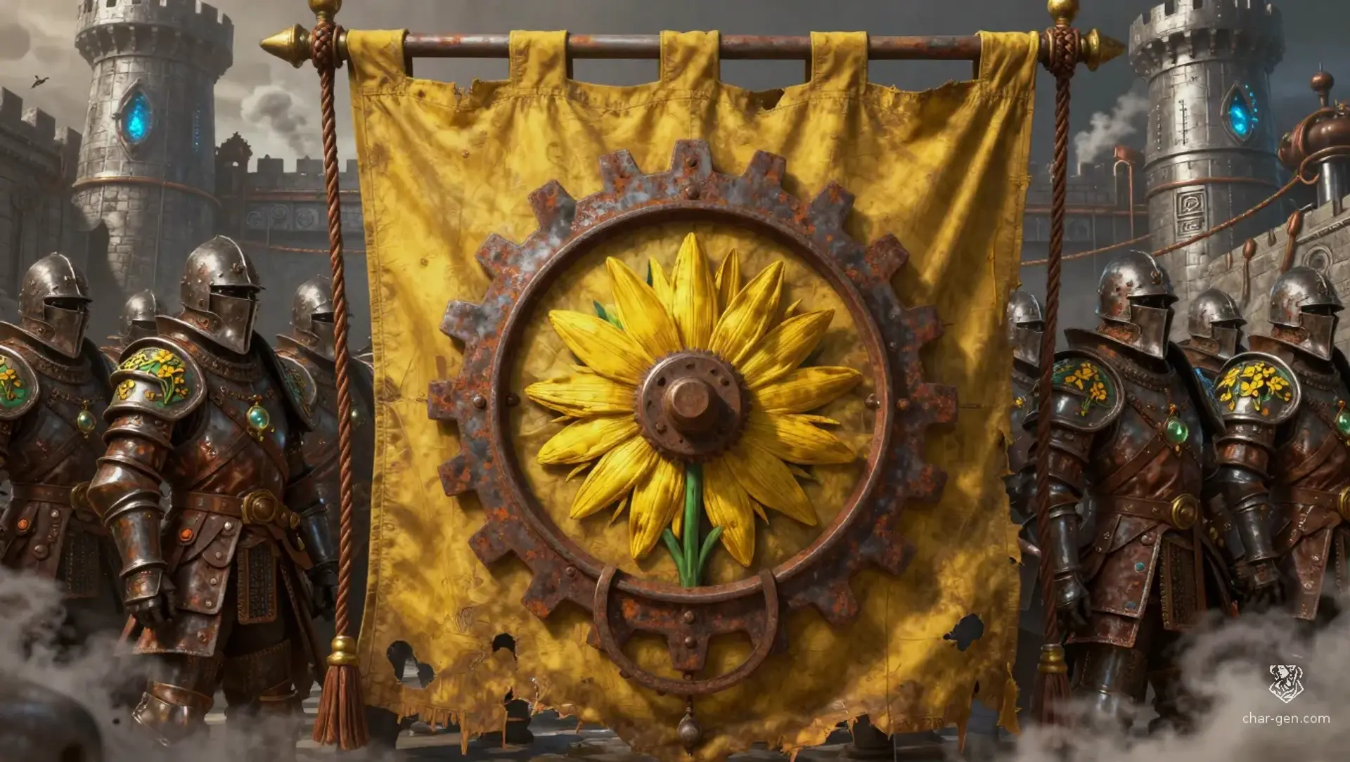 The Order of the Iron Gorse - AI-generated fantasy Faction