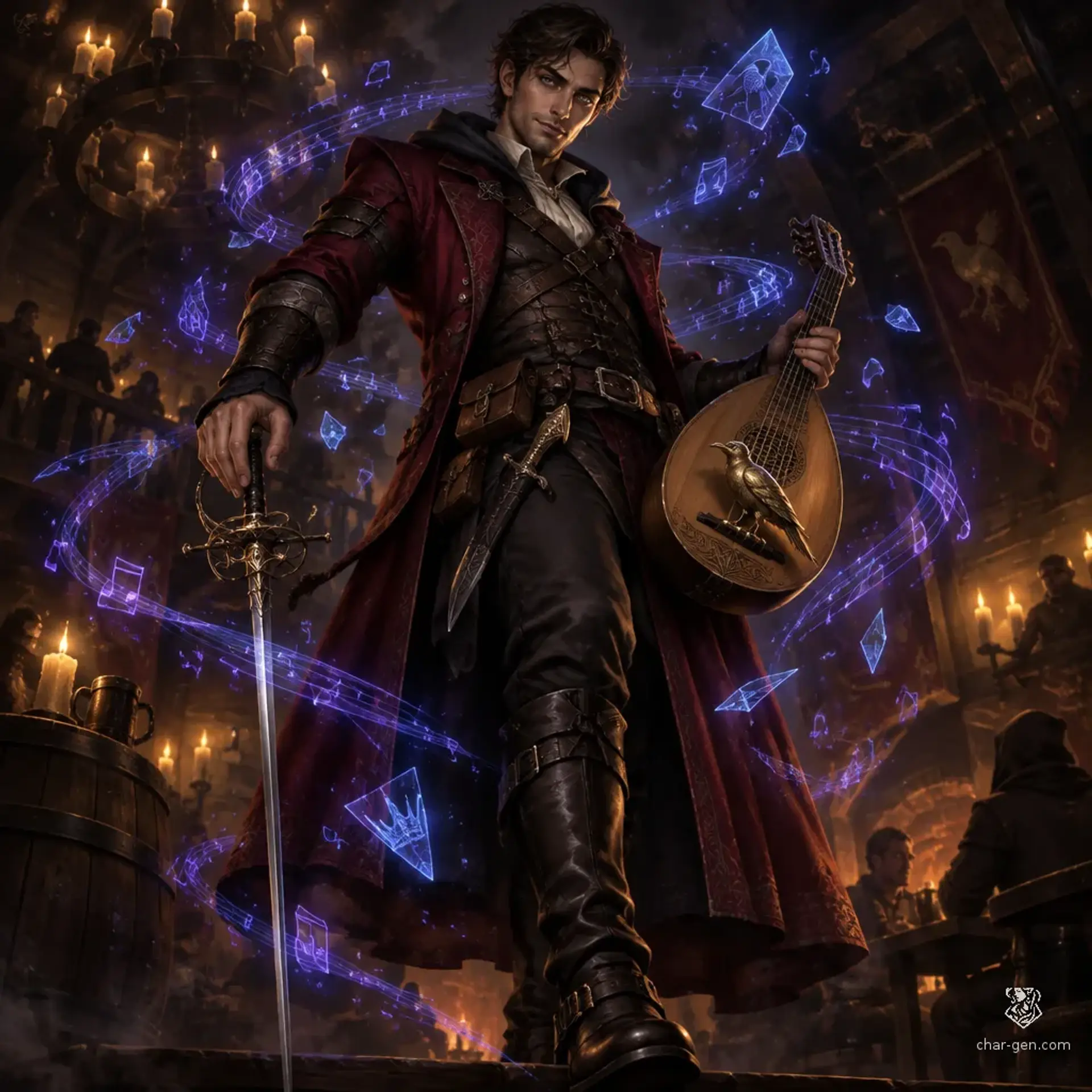 Merrick Finch - AI-generated fantasy Character
