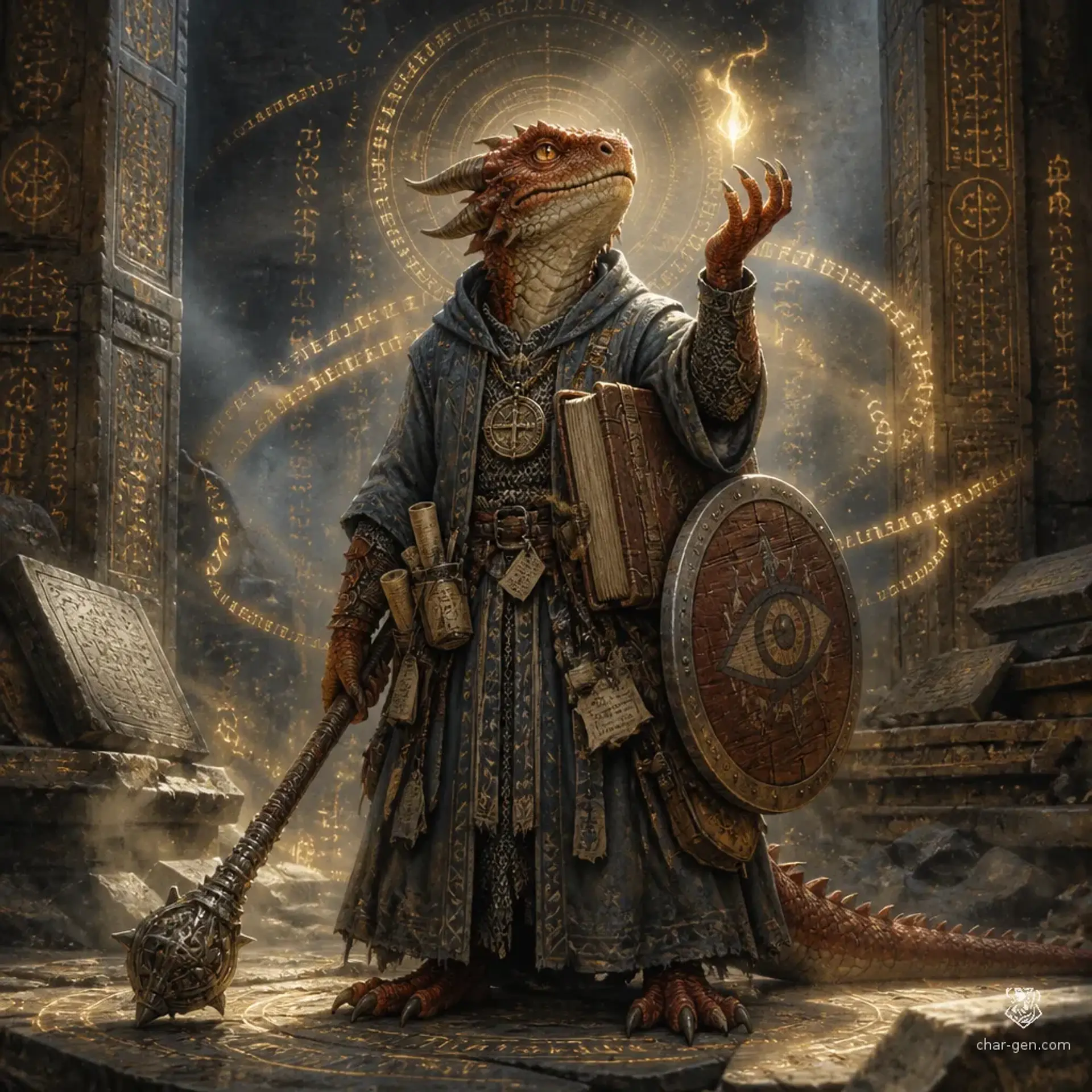 Saku - AI-generated fantasy Character