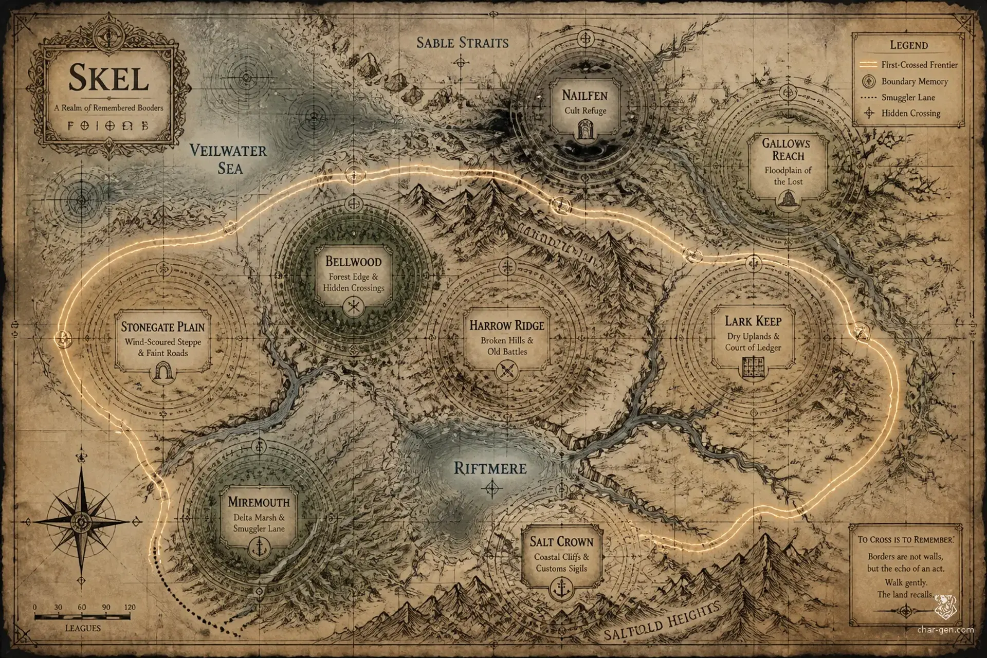 Skel - AI-generated fantasy World