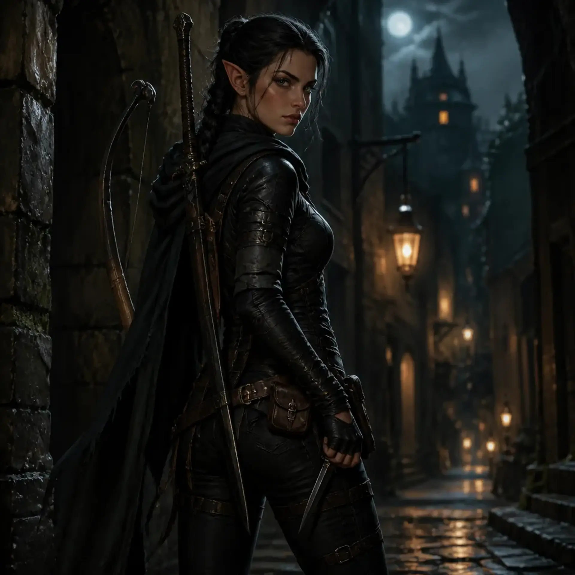 Vaelith Thorne - AI-generated fantasy Character