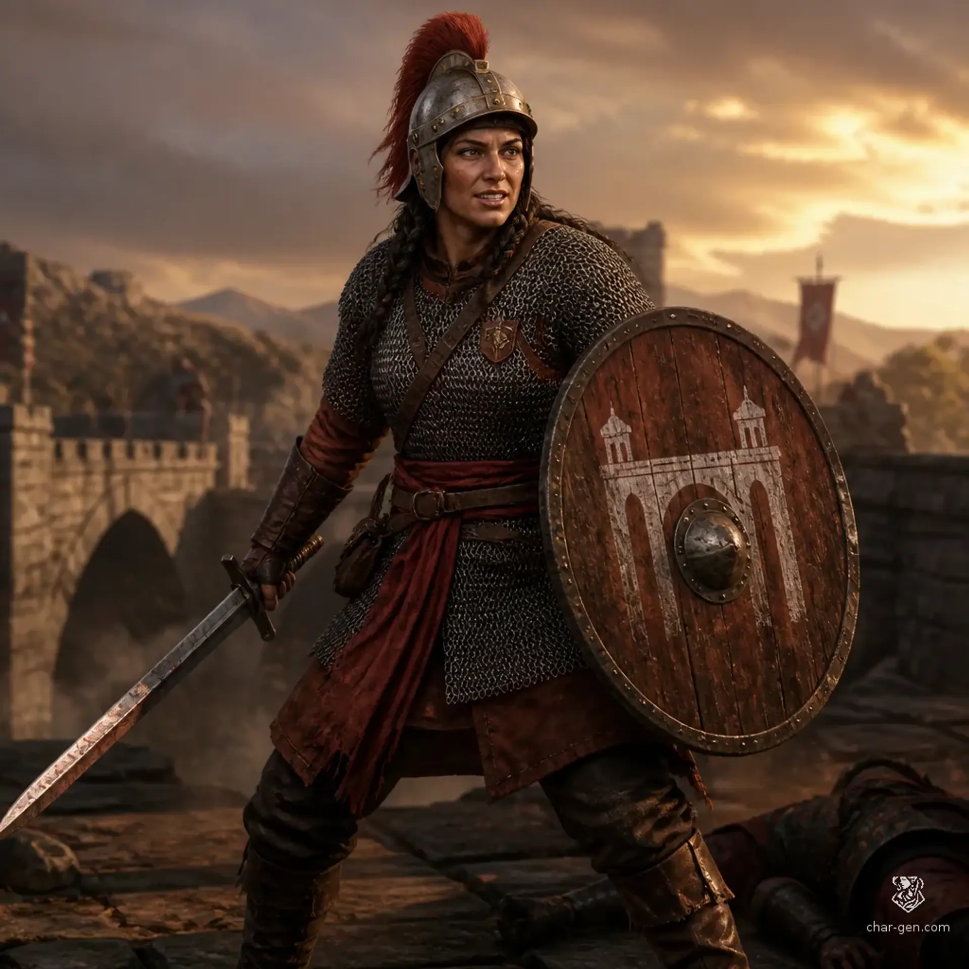 Katalin Gerek - AI-generated fantasy Character