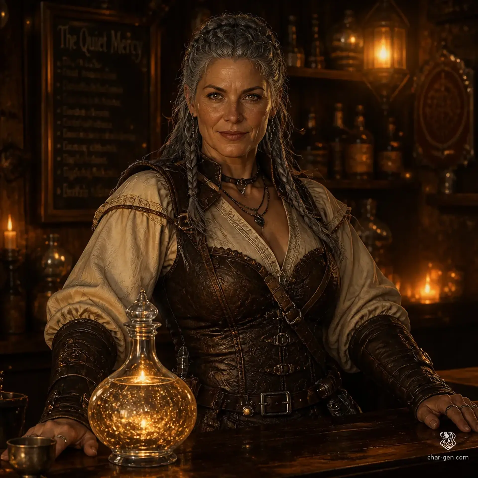 The Swelling Purse - AI-generated fantasy Tavern