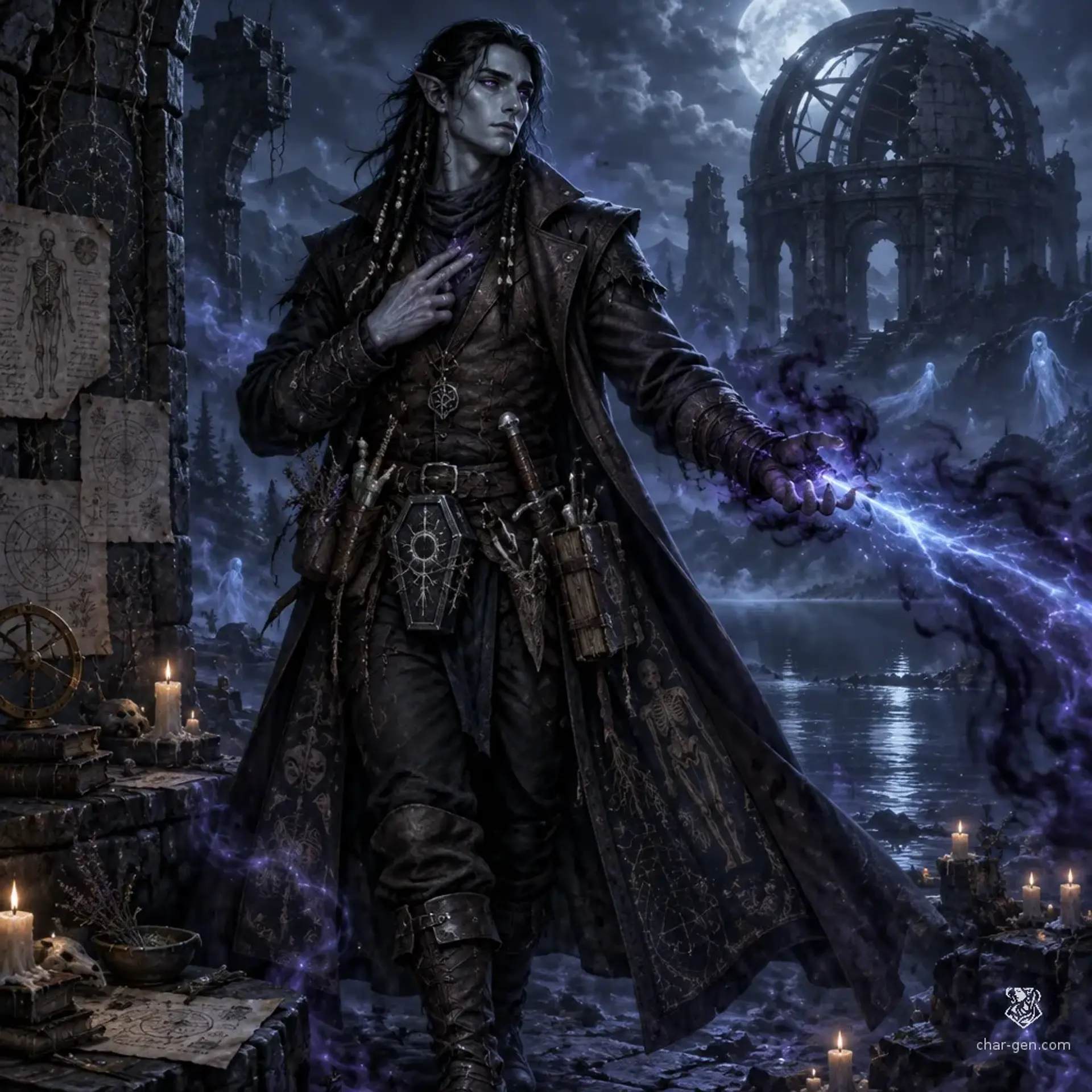 Grimur - AI-generated fantasy Character