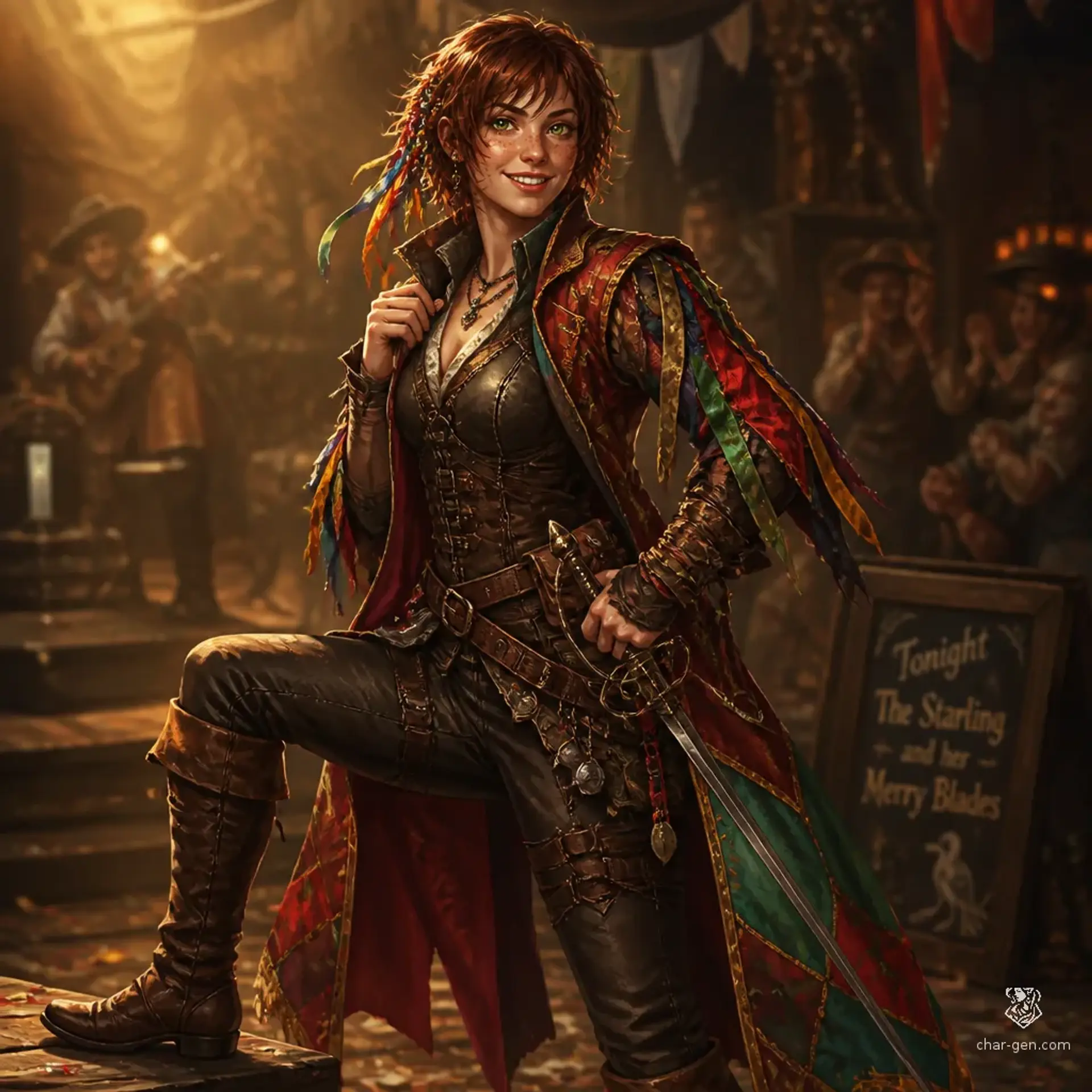 Lark Vellum - AI-generated fantasy Character