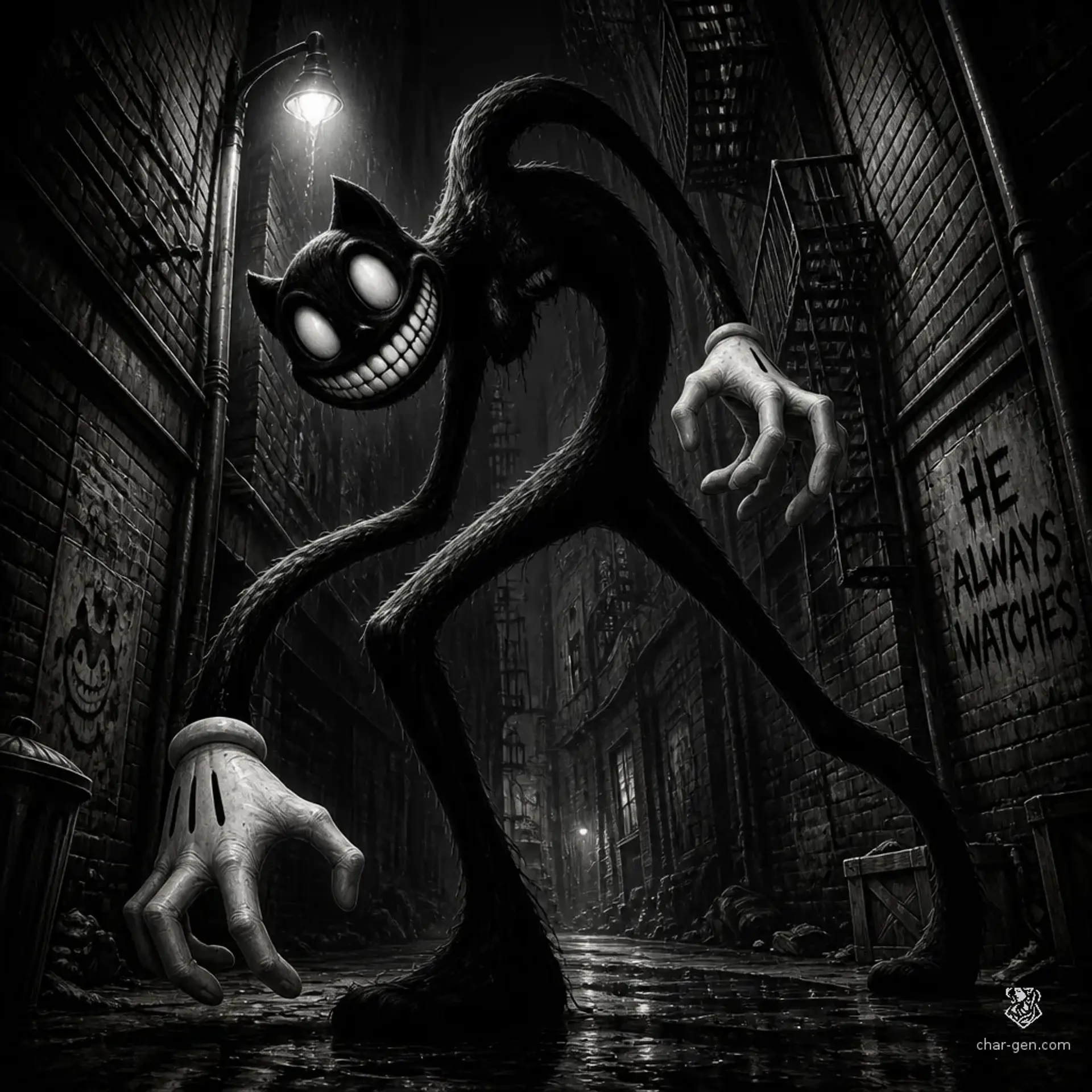 Cartoon Cat - AI-generated fantasy Monster