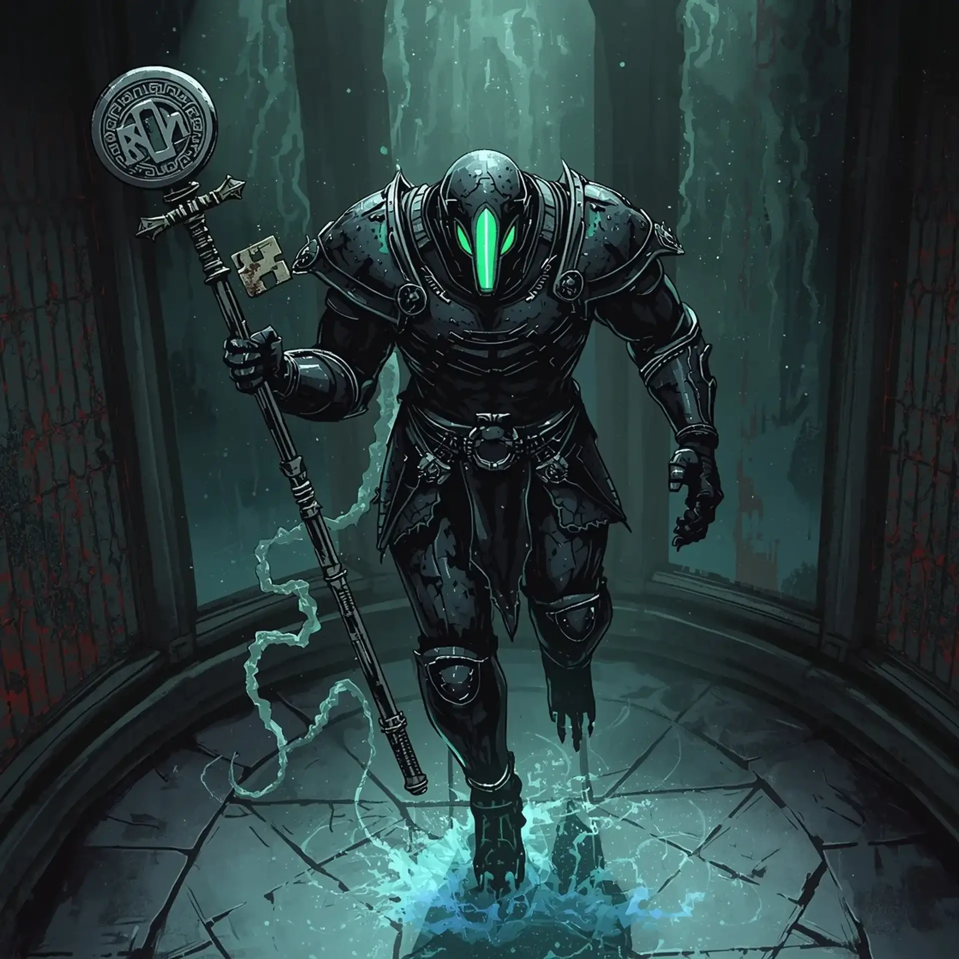 The Warden's Echo - AI-generated fantasy Monster