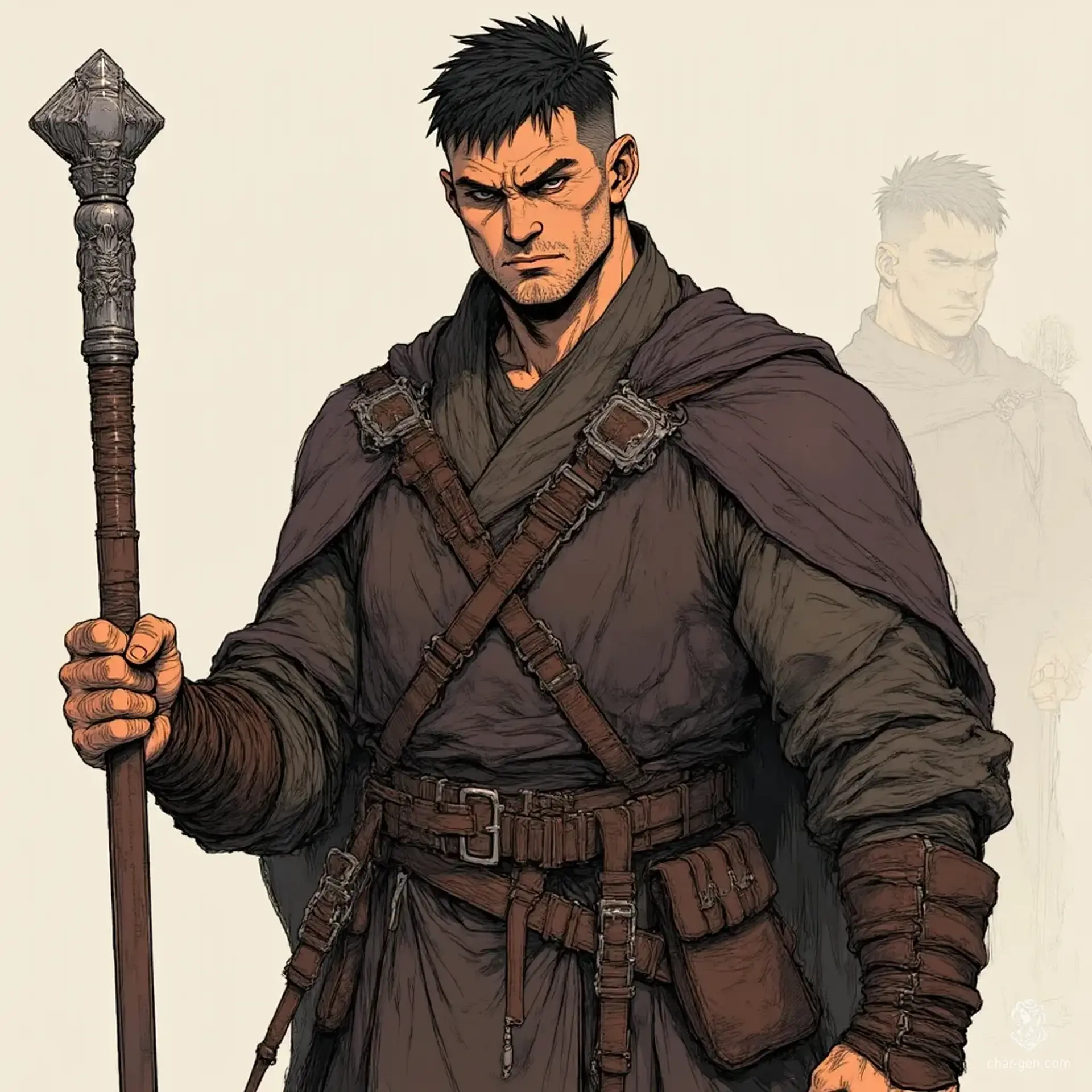 Robert Brick Sinclair - AI-generated fantasy NPC