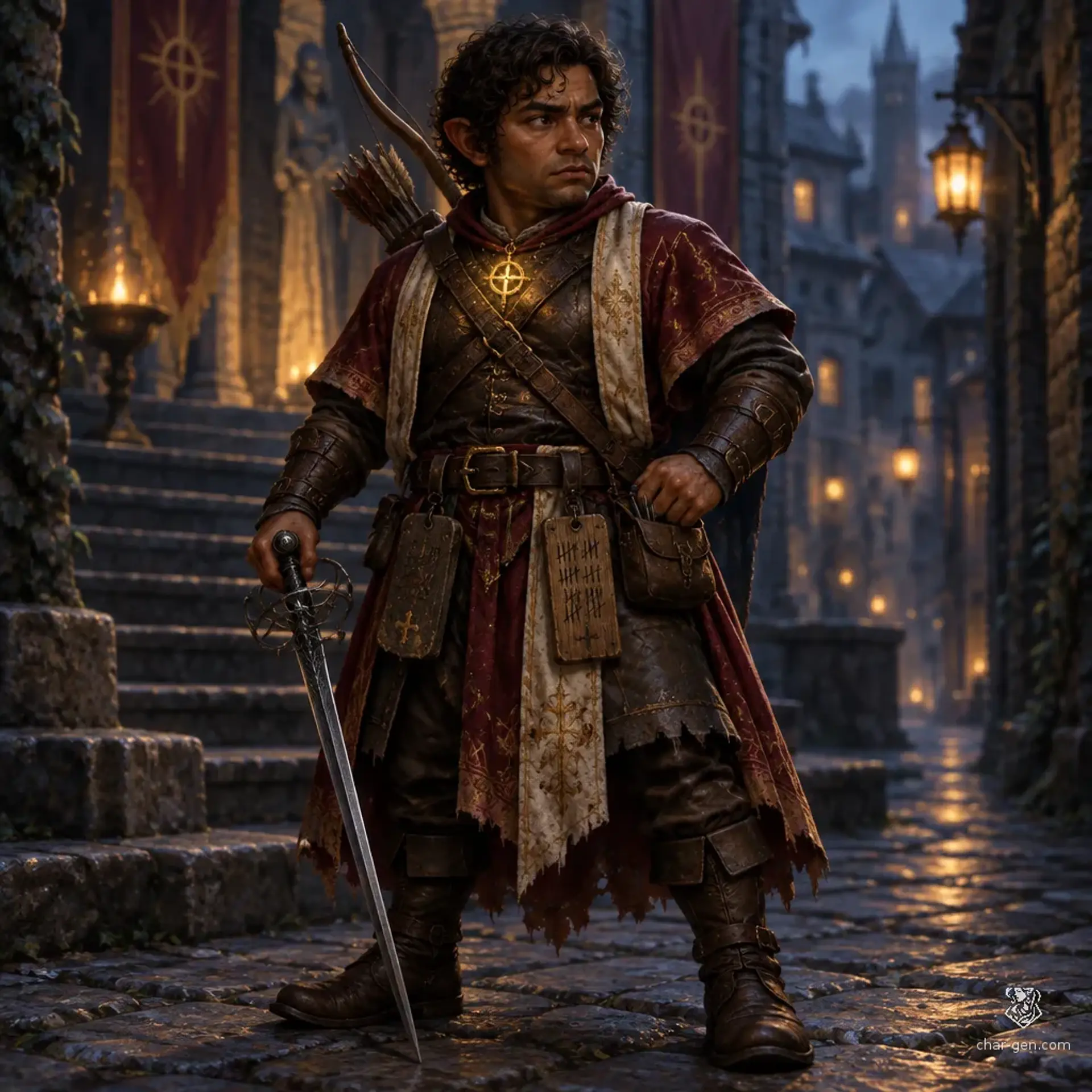 Reed High Hill - AI-generated fantasy Character