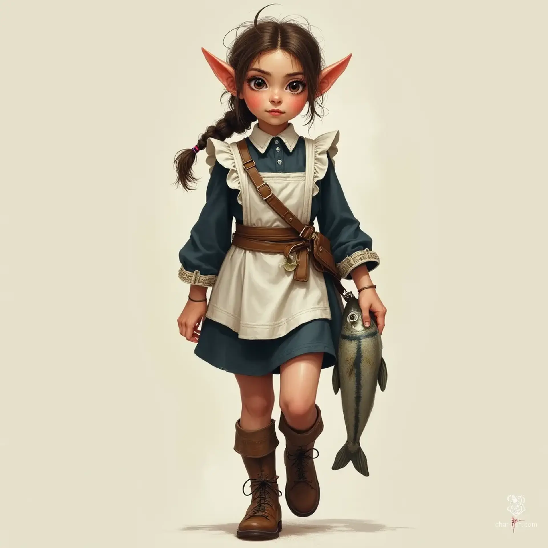 Tilla Sootwhisk - AI-generated fantasy NPC