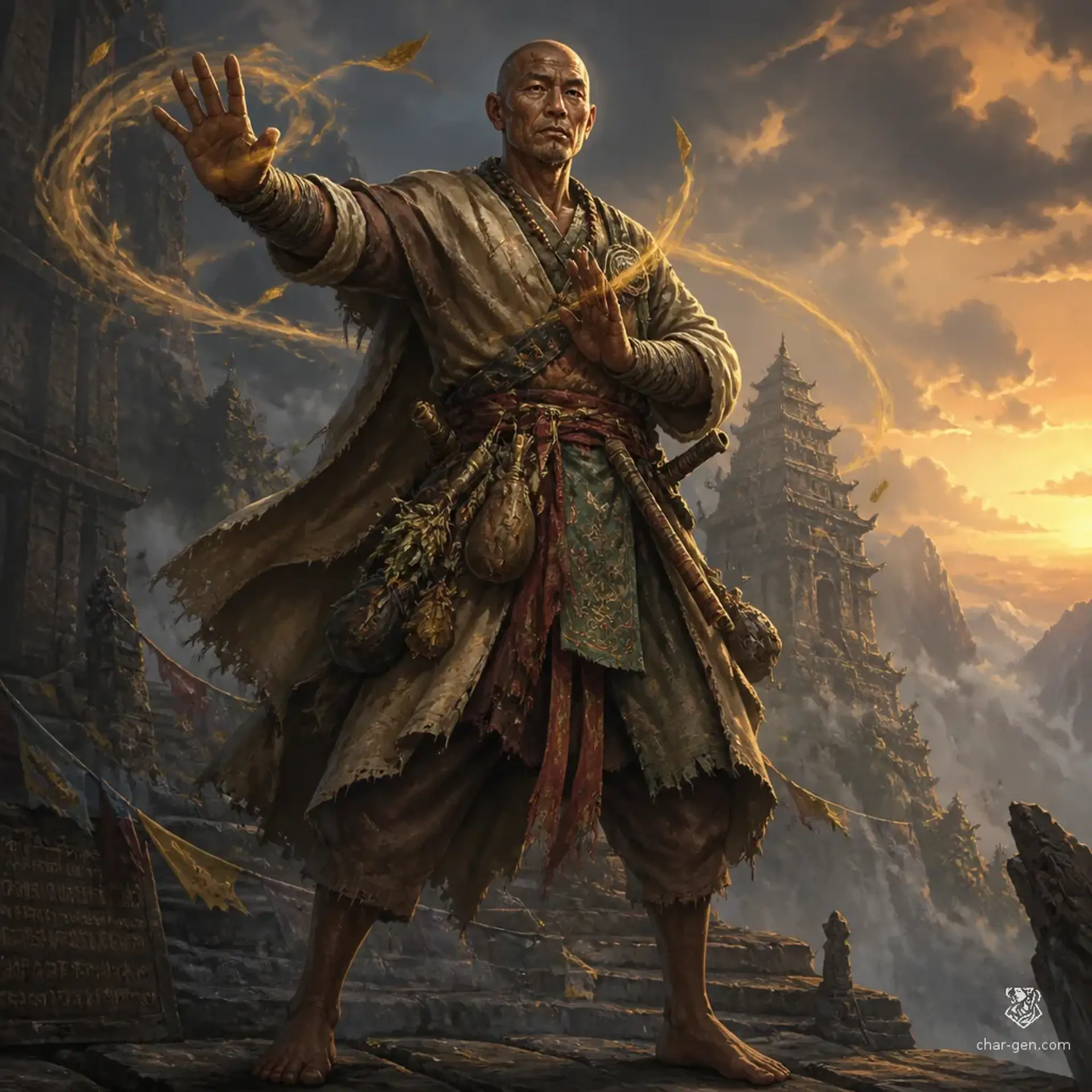 Weyn Senshen - AI-generated fantasy Character