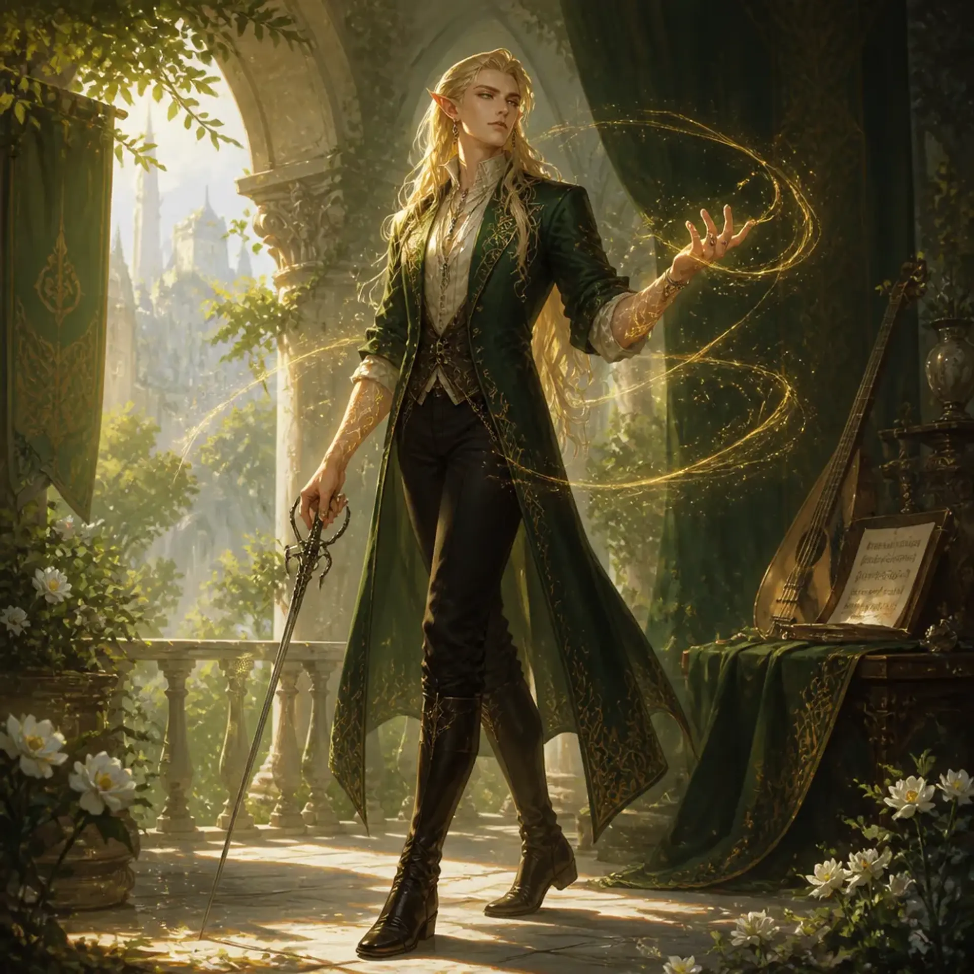 Nithaan - AI-generated fantasy Character