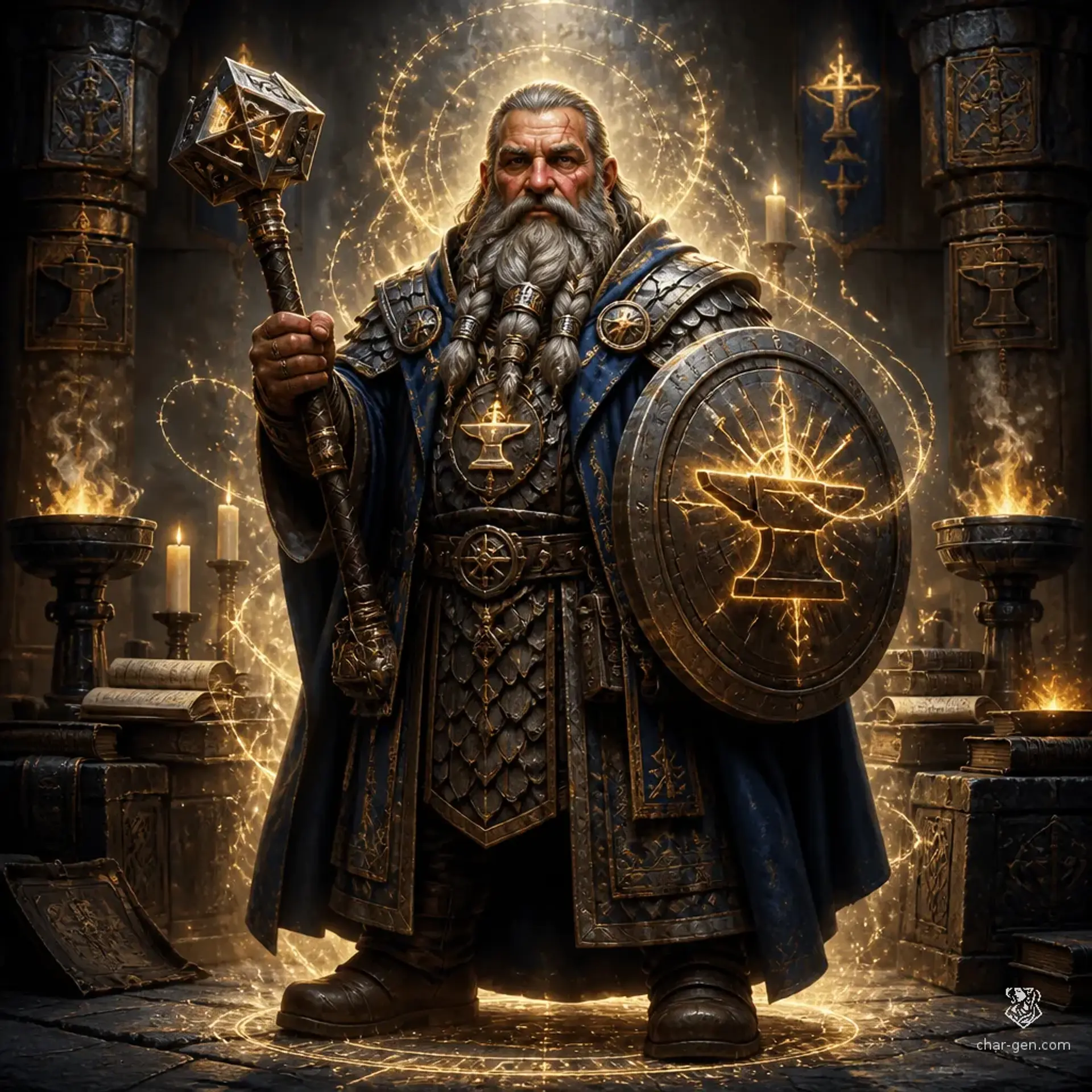 Harnael Orehand - AI-generated fantasy Character