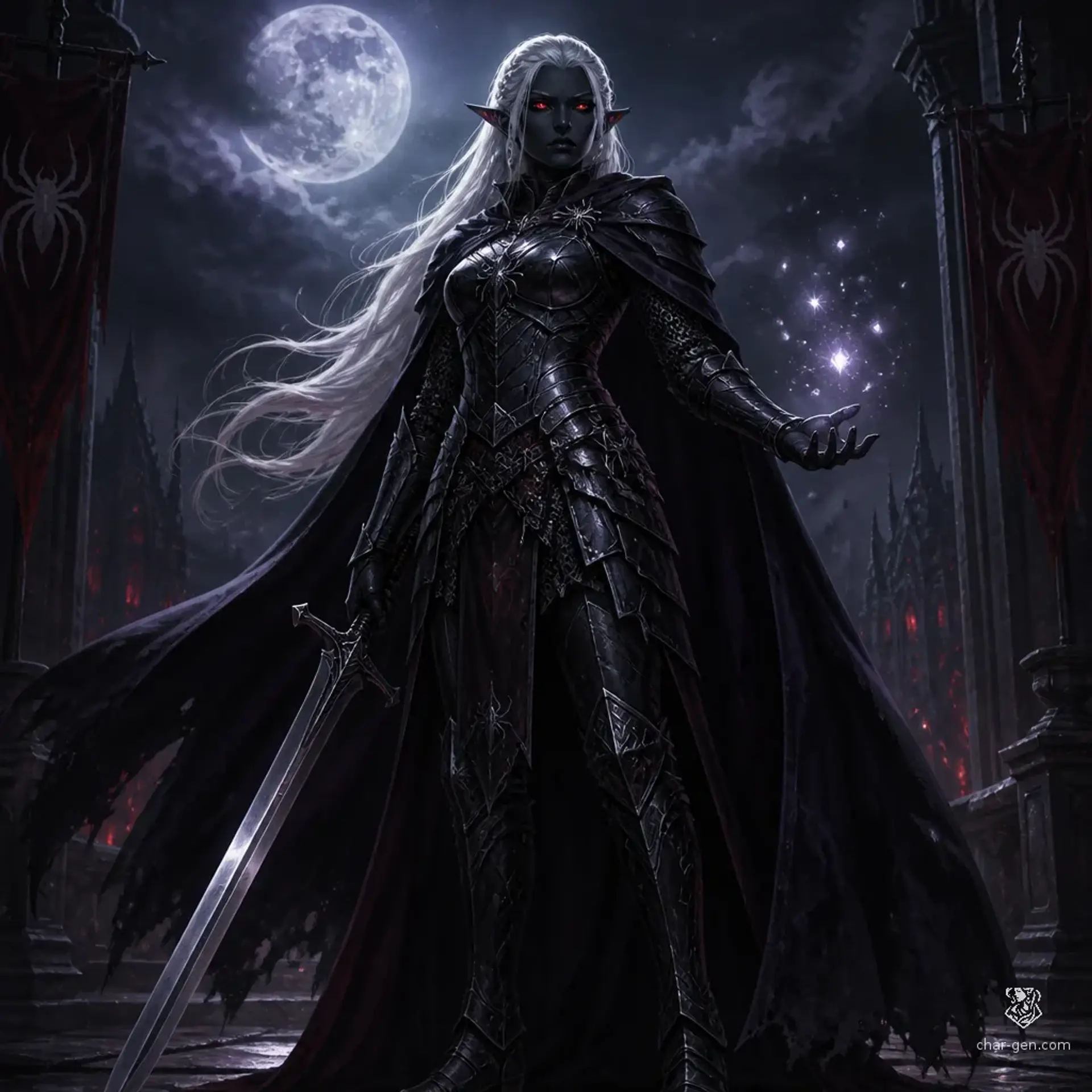 Aurelia Malice - AI-generated fantasy Character