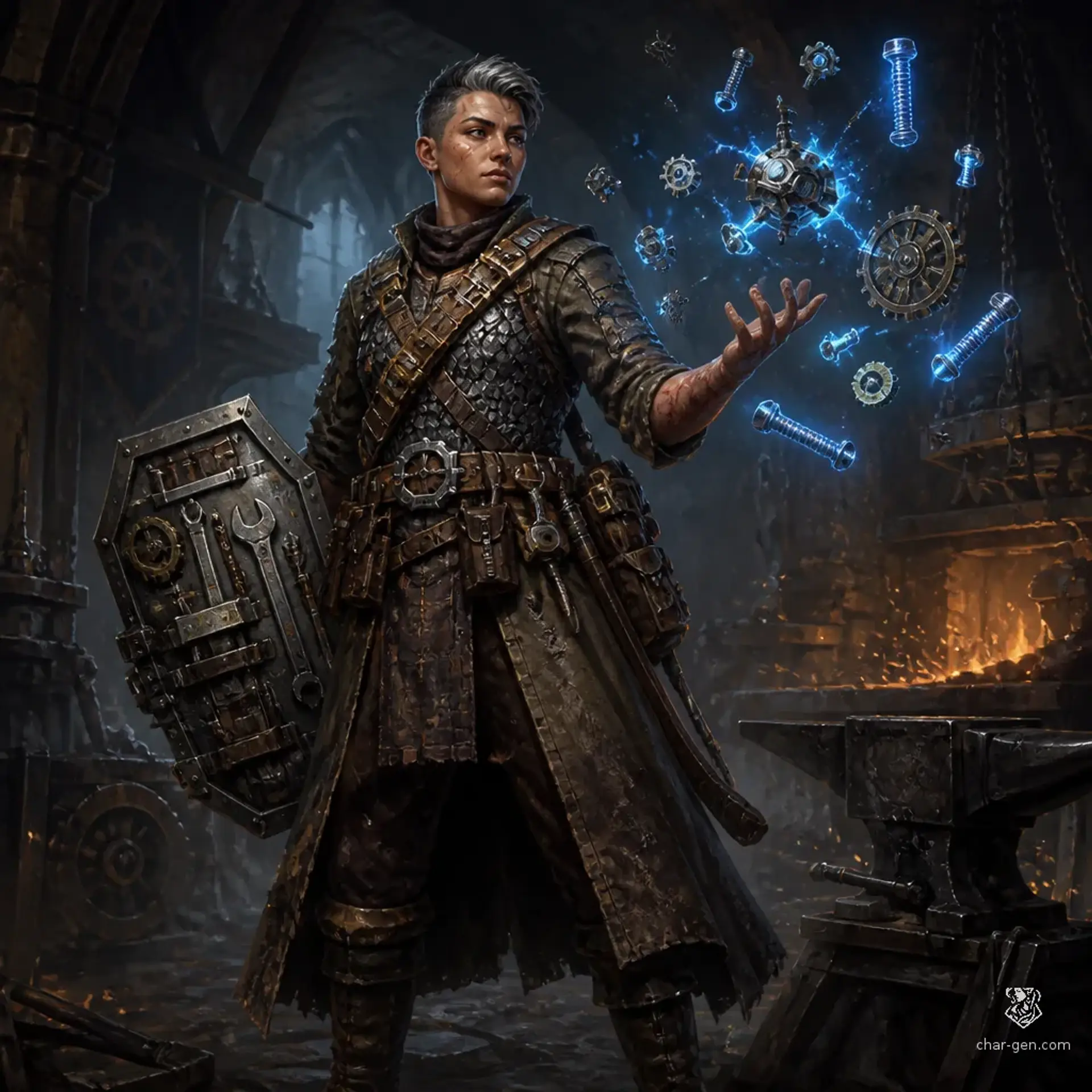 Mervin Lungud - AI-generated fantasy Character